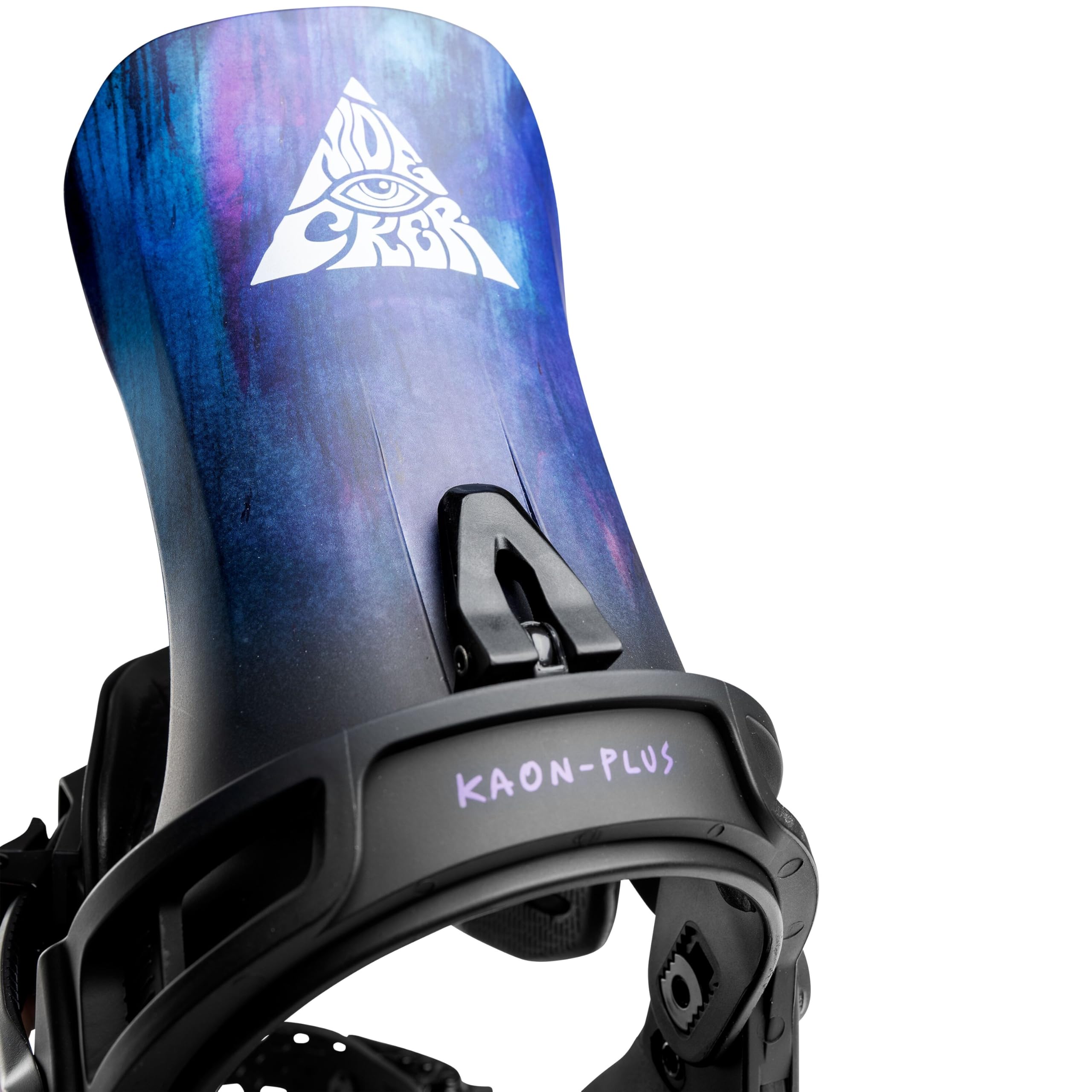 Nidecker Kaon Plus Fixations de Snowboard - Bio-Strap renforcée, Plaque de Base N-Flex et Confort ExoFrame
