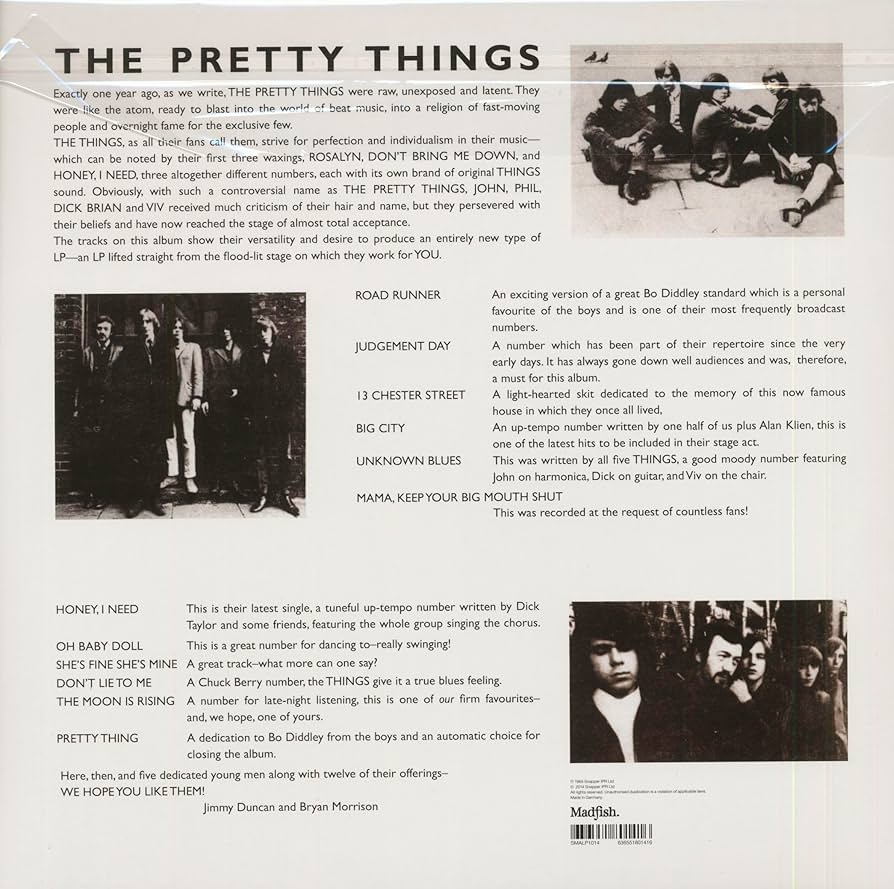 THE PRETTY THINGS ガレージ LP 284 PRETTY THINGS - MIDNIGHT TO SIX LP (284) - Norton Records