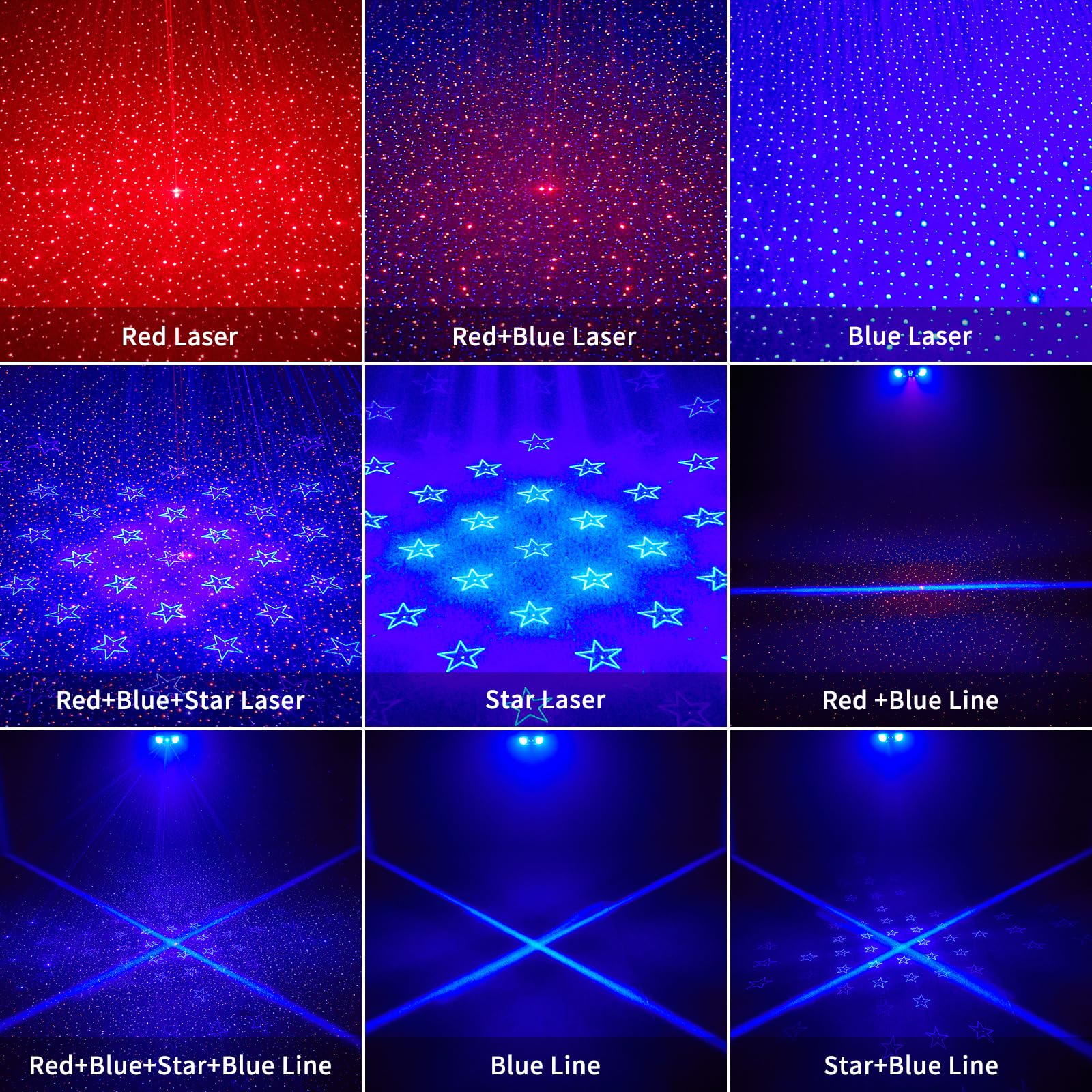 DJ Disco Stage Party Lights 90W Moving Head DJ Lights Laser DJ Light with DMX 512 & Sound Activated Uplights for Events Christmas Club Disco Church Wedding