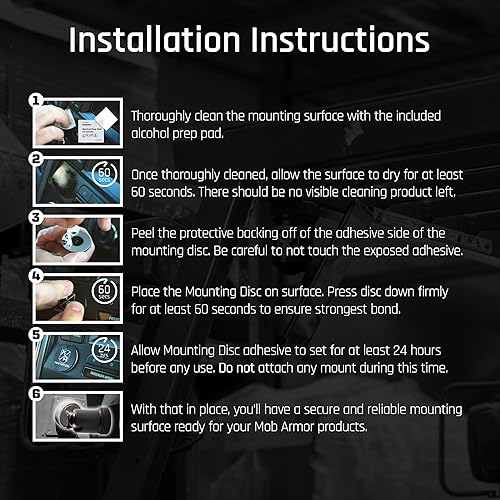 Miniatura 5 de Mob Armor Tabnetic Maxx - Soporte magnético universal para tableta para automóvil, montaje en Estados Unidos, compatible con varias generaciones de