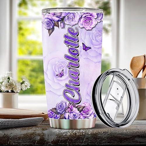 Miniatura 5 de Regalo personalizado de cabra para mujer, taza de café termo, divertida botella de agua para amantes de las cabras, esposa, mamá, cumpleaños,