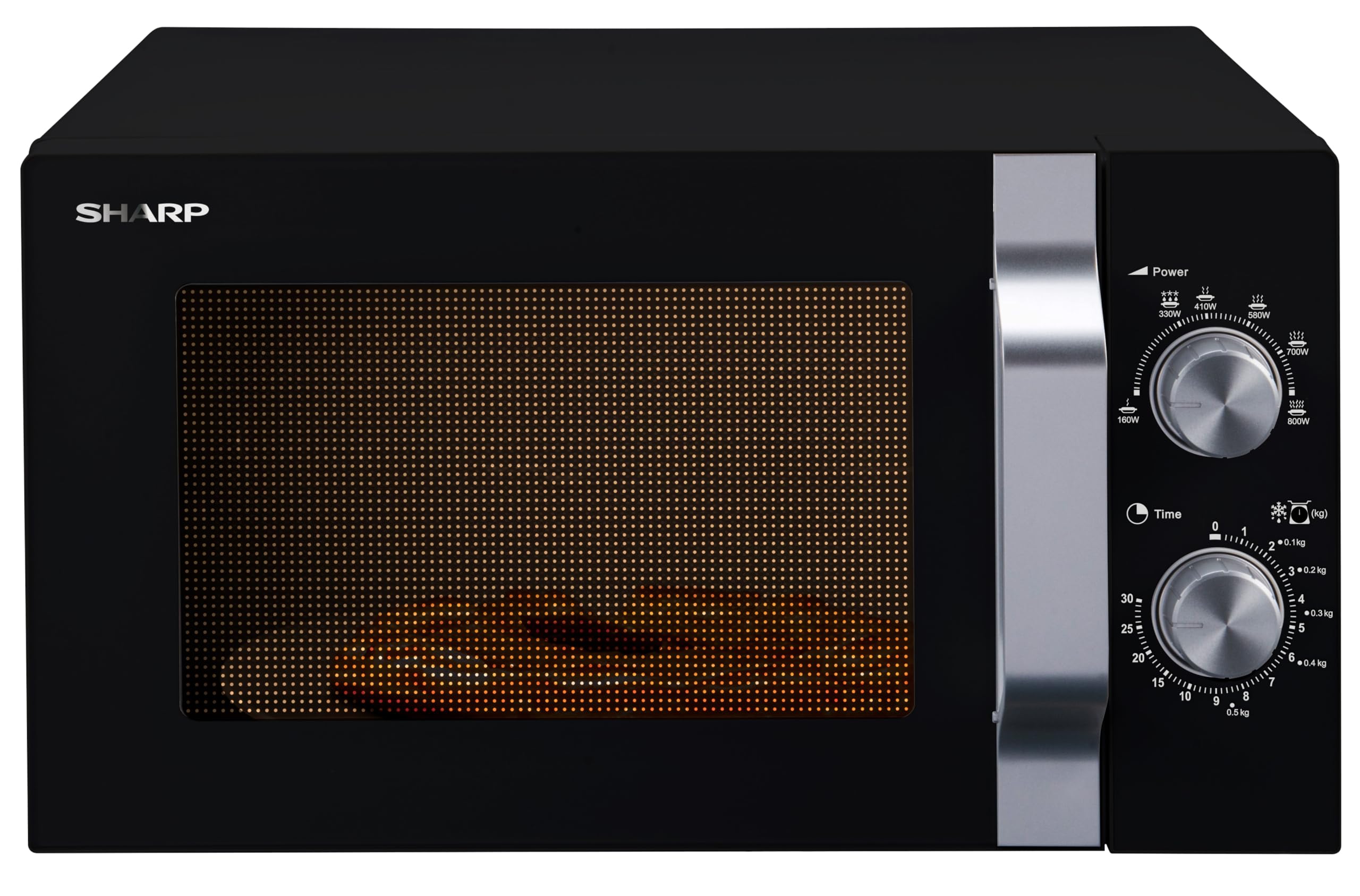 Forno A Microonde Solo Sharp R204WA – 20 Litri, 800W, 6 Livelli Di Potenza, Timer 30 Minuti, Bianco, Da Incasso O Appoggio - 4