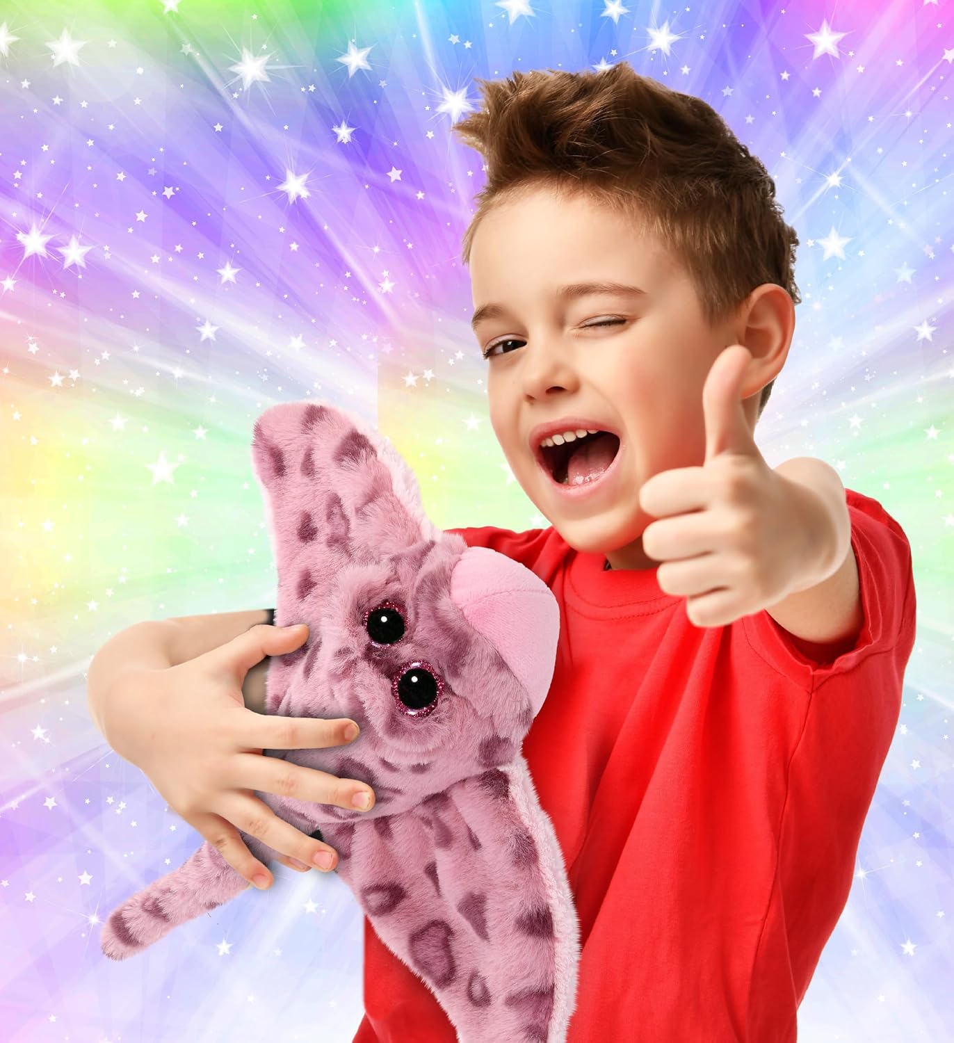 DolliBu Pink Rose Stingray Super Soft Stuffed Animal, Cute Realistic Stuffed Animals for Girls, Boys, Adults Animal Gifts, Kids Nursery Decor for Newborn, Cuddly Soft Baby Plush Toys - 15 Inches