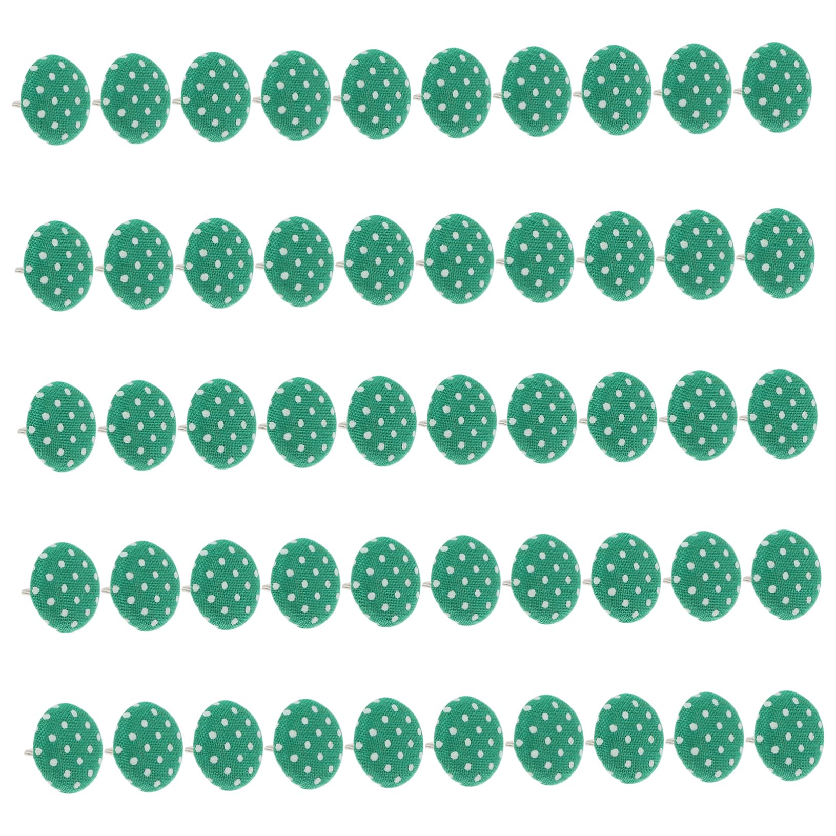 TOPPERFUN 50pcs Double-sided Nails Decorative Two-legged Studs Craft Rivets Diy Decorative Nails for Hanging Assorted Colors