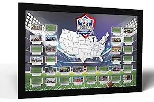 NFL Stadium Scratch Off Map - Track Every Stadium Venue