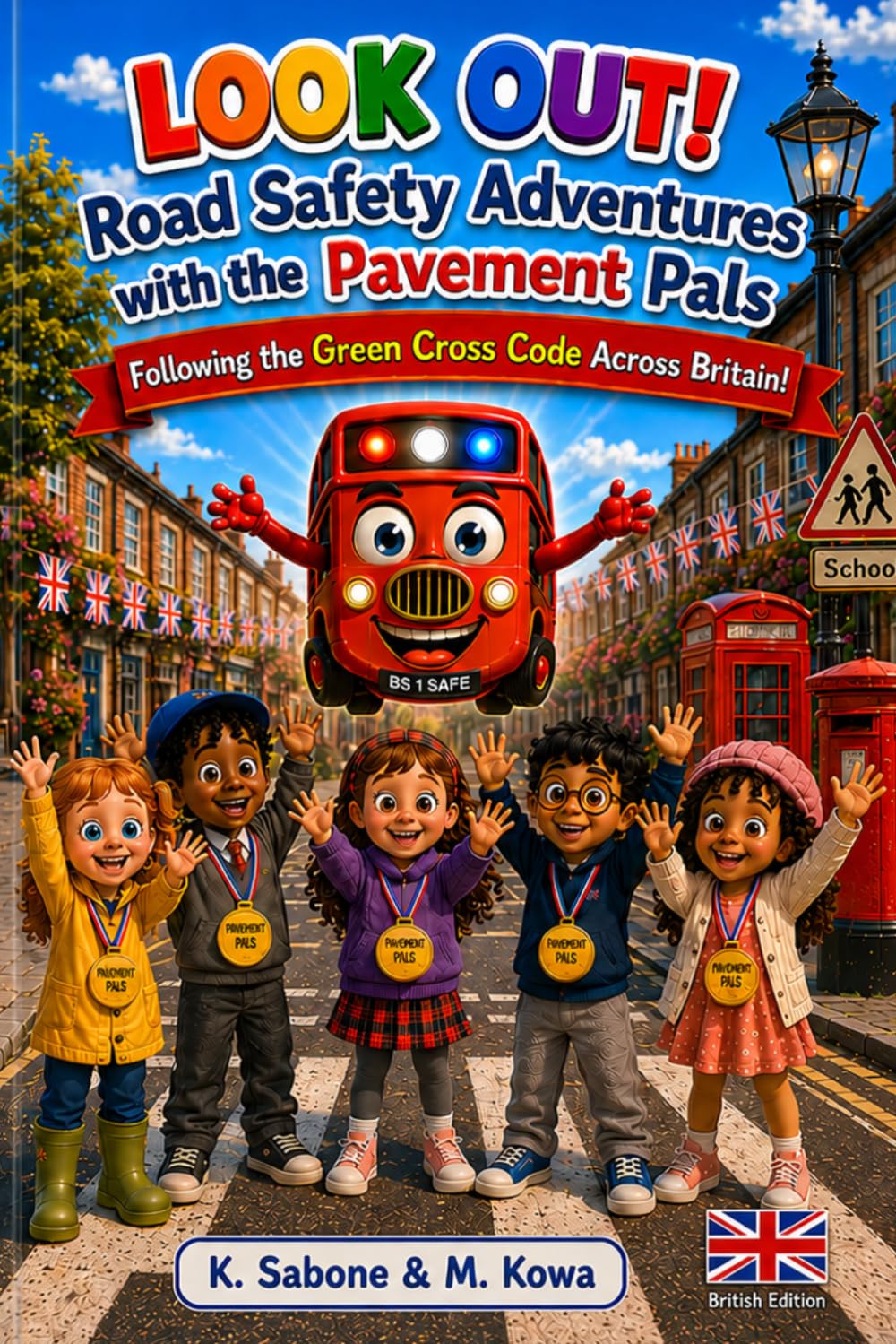 LOOK OUT! Road Safety Adventures with the Pavement Pals: A Fun Road Safety Picture Book for Children Ages 4–8 | Green Cross Code, Traffic Rules & Pedestrian Safety Adventures for Kids