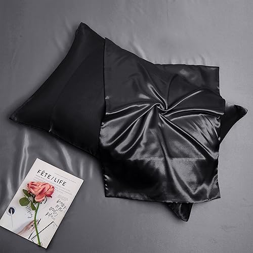 Miniatura 6 de Entisn Juego de sábanas de satén de 5 piezas con bolsillos extra profundos para cama tamaño Queen, colchón de hasta 24 pulgadas, juego de sábanas