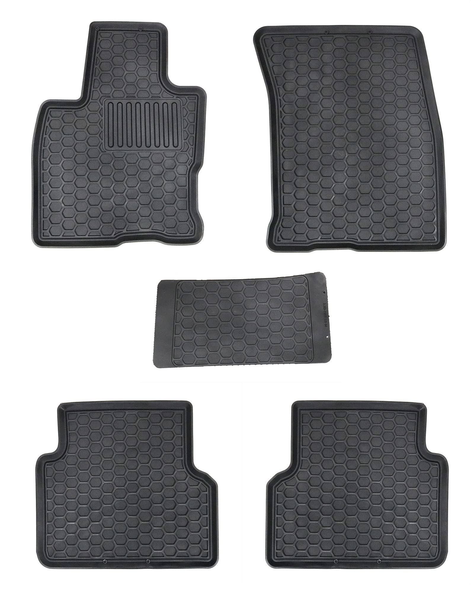 TMB3D Floor Mats for Ford Maverick (Does not Fit Hybrid) and Bronco Sport 2021-2024 Raised Coverage All Weather