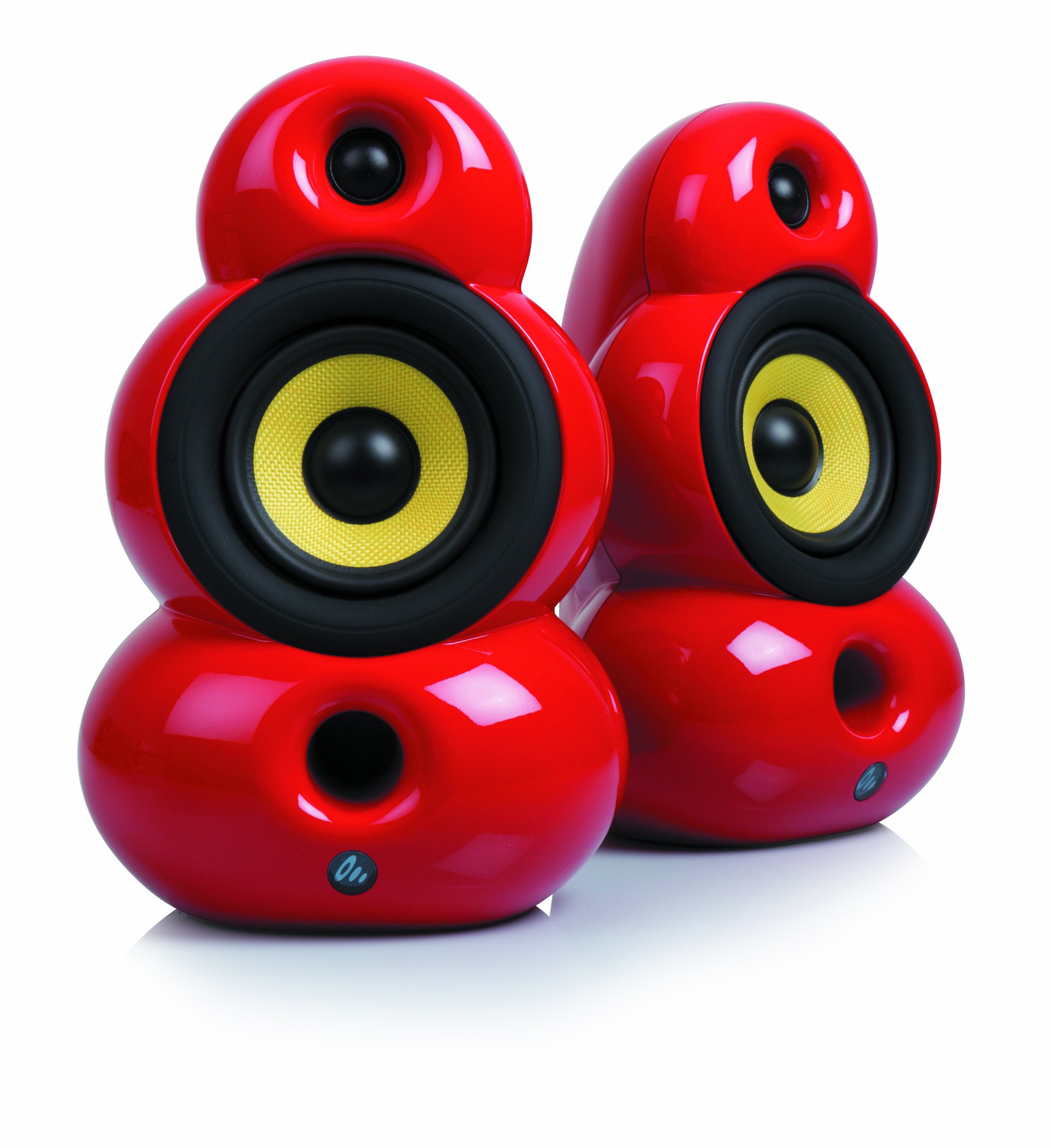 Scandyna SmallPod Pair of Speakers with Bluetooth Red : Amazon.com 
