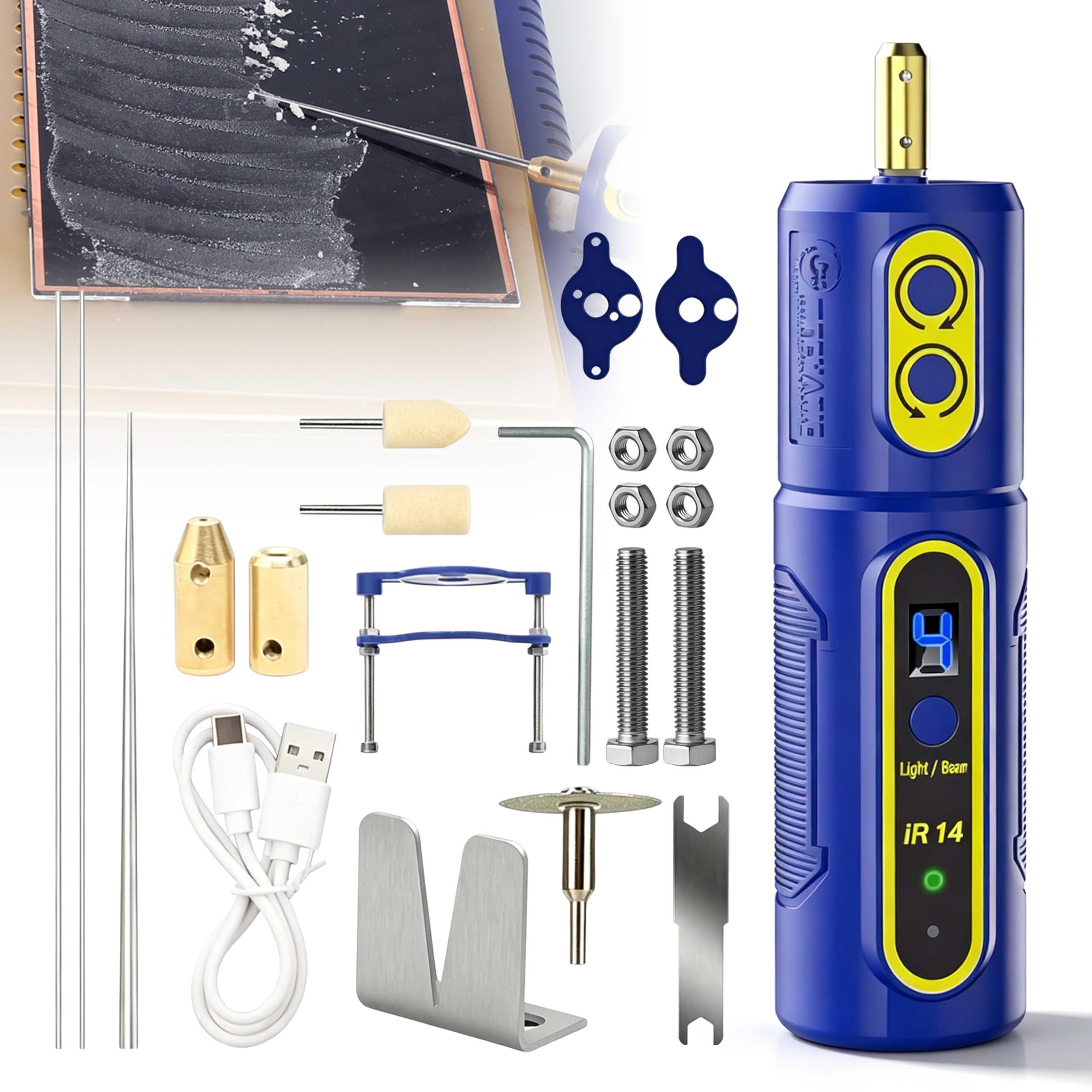 Rimozione della colla elettrica, 4 livelli regolabile, efficiente e versatile, strumento di rimozione elettrica per cellulare, display LCD, pulizia cellulare