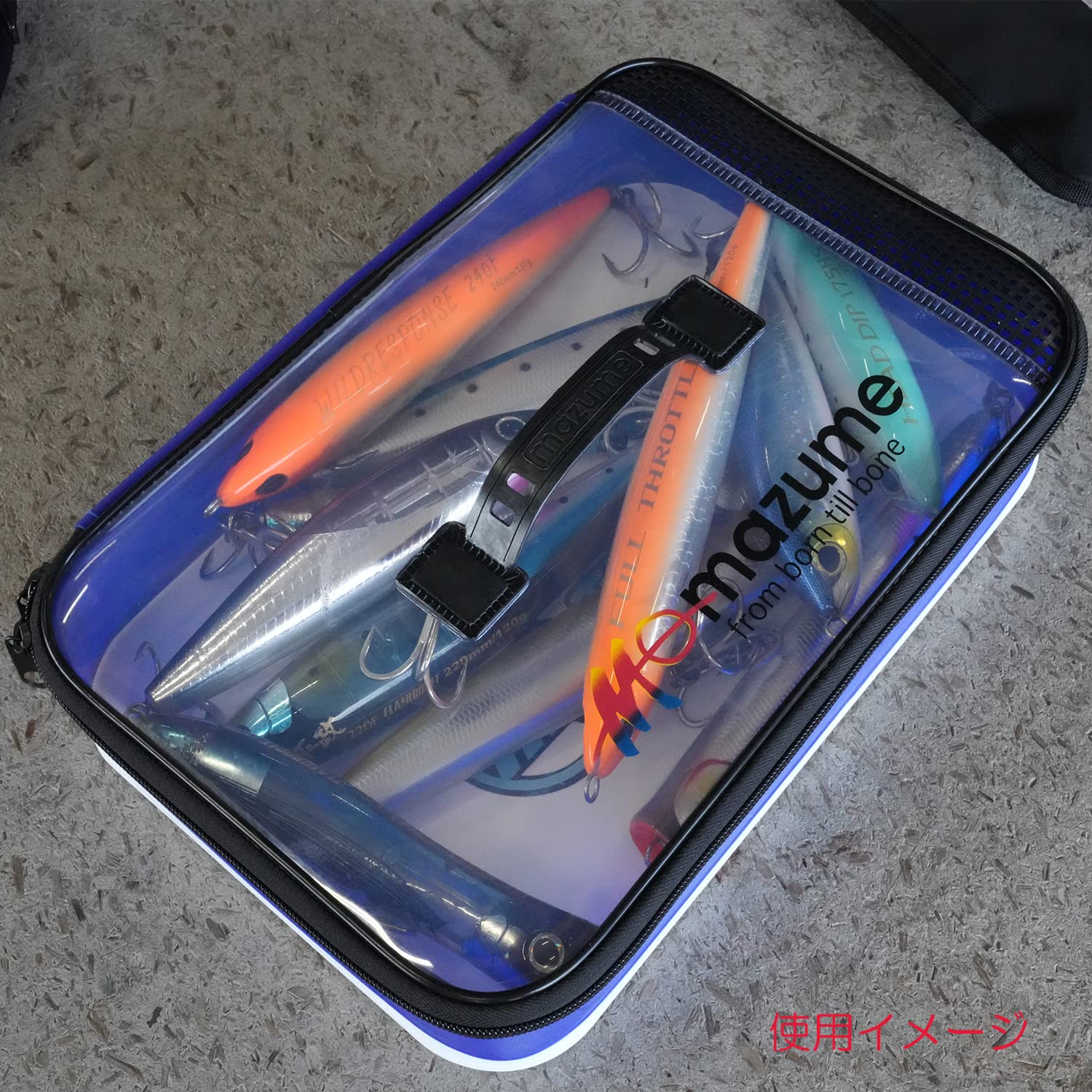 超お買い得❗️ ルアーセット ルアーケース付き Amazon.co.jp: マズメ(Mazume) EVAルアーケース GT MZBK-677-02