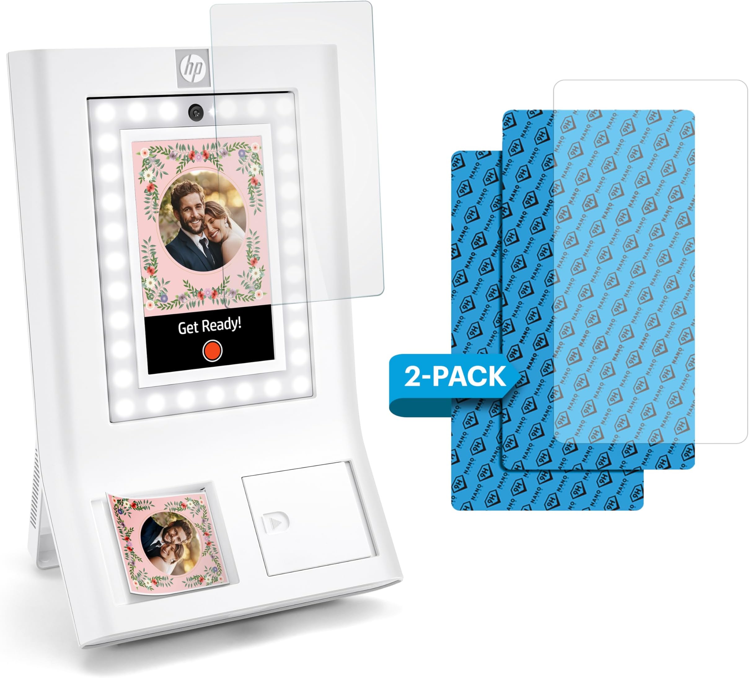 HP Sprocket Photobooth Screen Protector - 9H High-Transparency, Scratch-Resistant Screen Protector Exclusively for Use Sprocket Photobooth