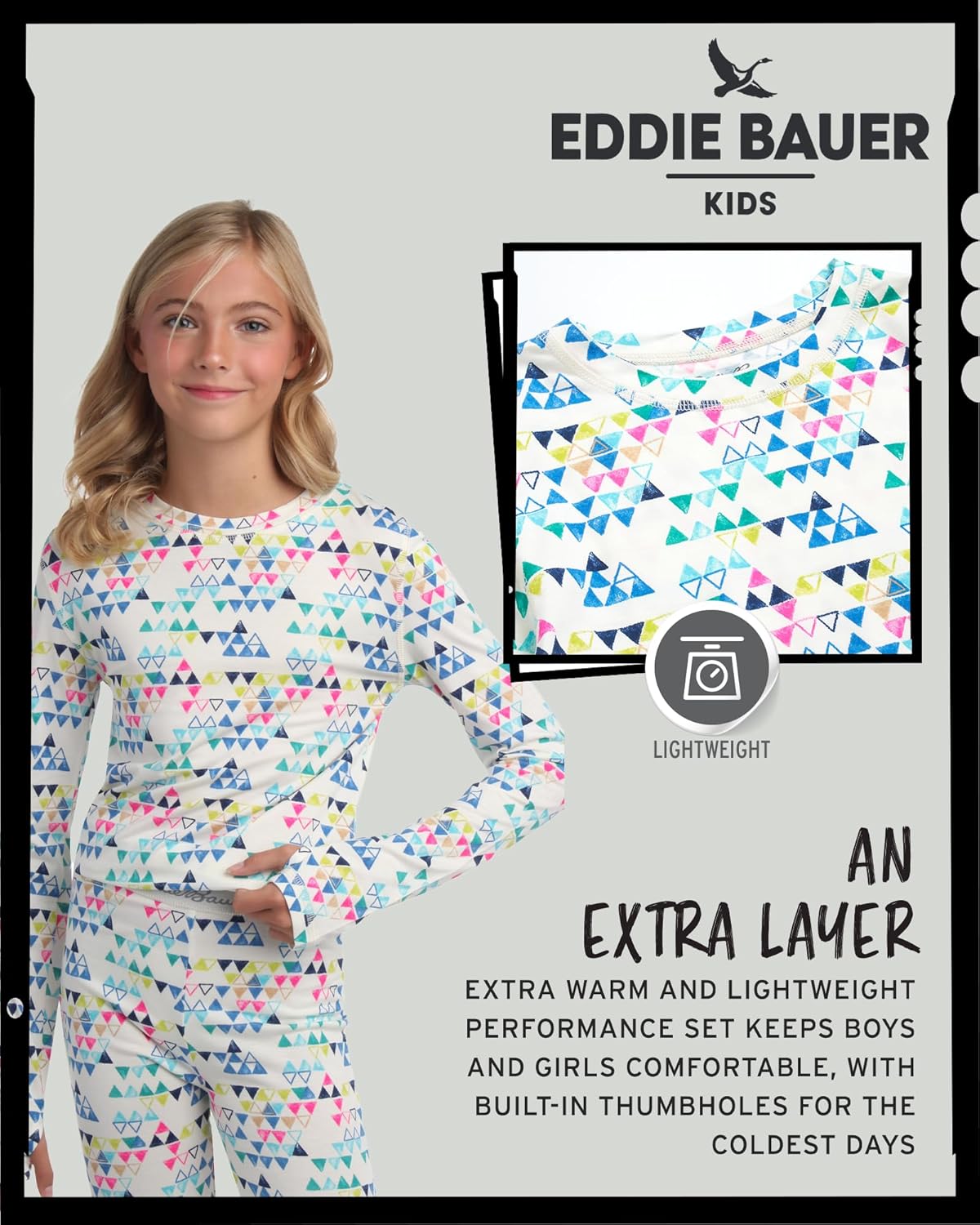 Eddie Bauer Kids Thermal Underwear Set - 2 Piece Performance Base Layer Shirt and Thermal Pants for Boys and Girls (5-12) - Image 4