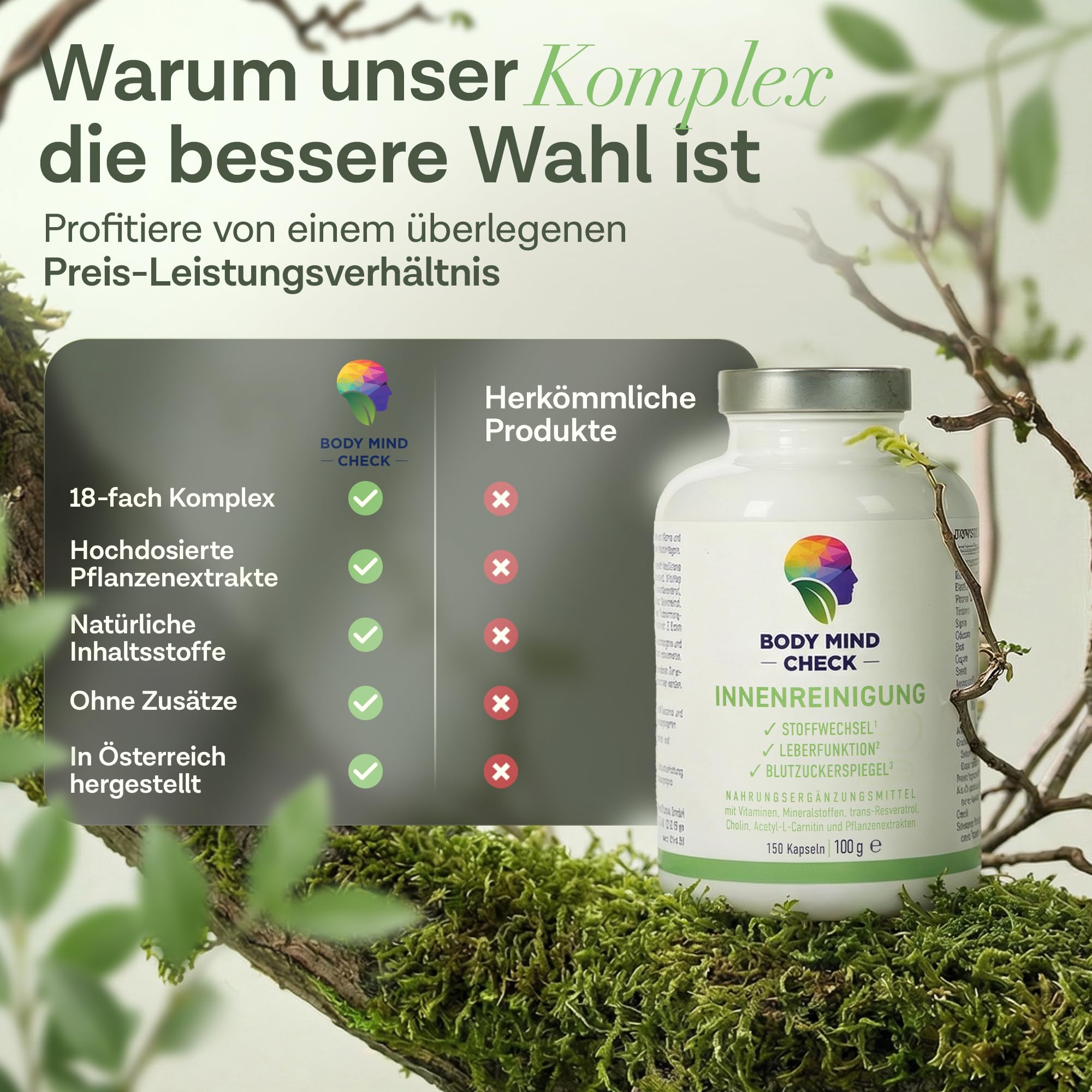 INNENREINIGUNG - Leber Kur Mariendistel Kapseln mit Stoffwechsel Komplex - 18-fach Leberkur mit Mariendistel, Cholin, Resveratrol, Grüntee Extrakt uvm. - 150 Leber Komplex Kapseln hochdosiert