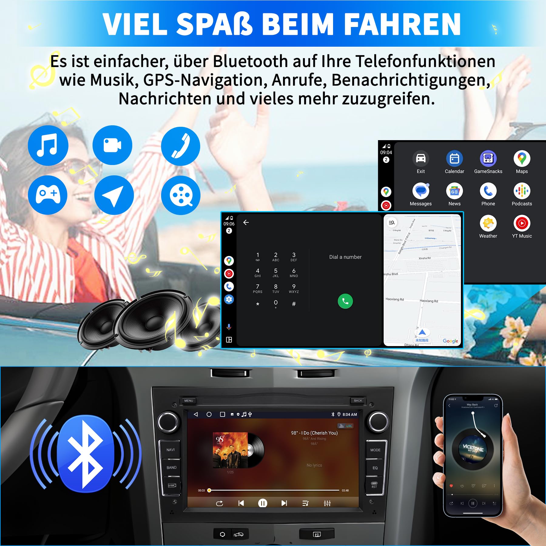 Opel | Autoradio | 2000 t/m 2013 | Android 13 & Carplay