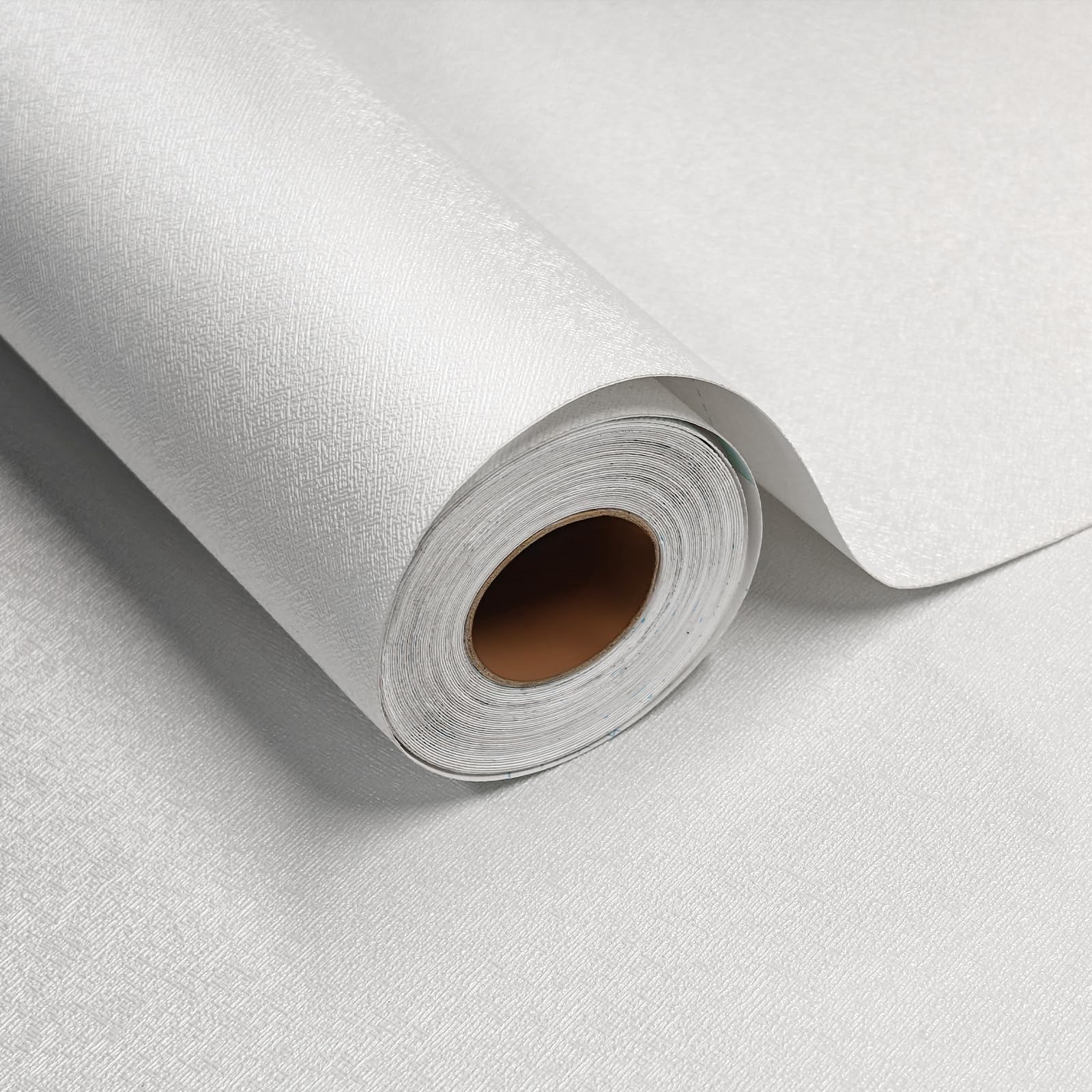 Premium Wall Paper Peel and Stick Modern 17.7" X 394"- Extra Thick, Durable & Luxurious - Light Textured Grasscloth Peel and Stick Wallpaper for Bathroom, Bedroom, Furniture