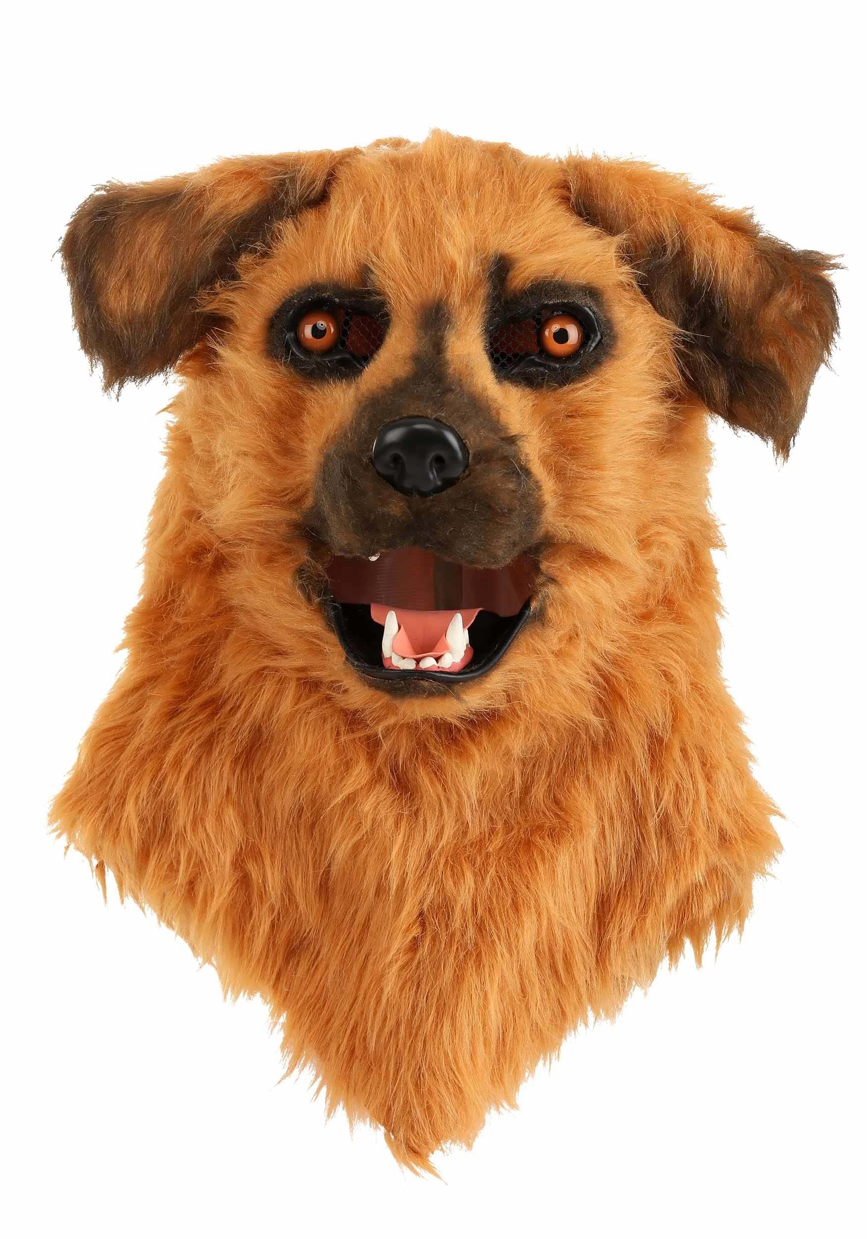 Elope Unisex Brown Fun Costumes Mouth Mover Dog Mask Standard