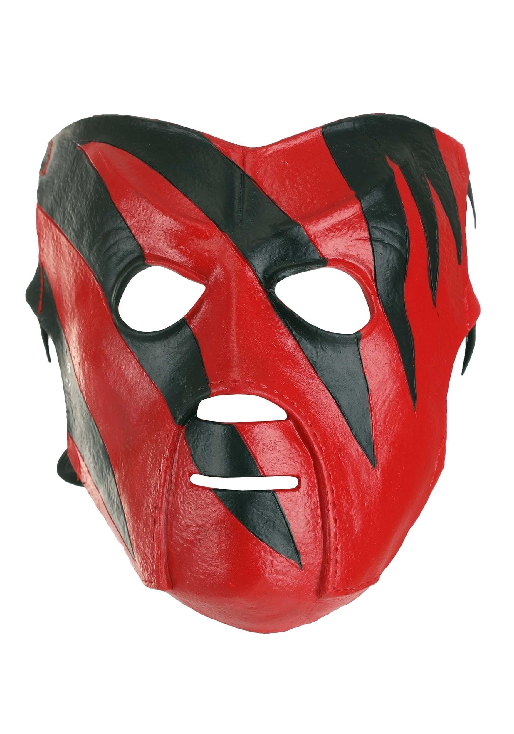 WWE Kane Mask for Adults - Molded Latex Mask with Elastic Bands, Officially Licensed