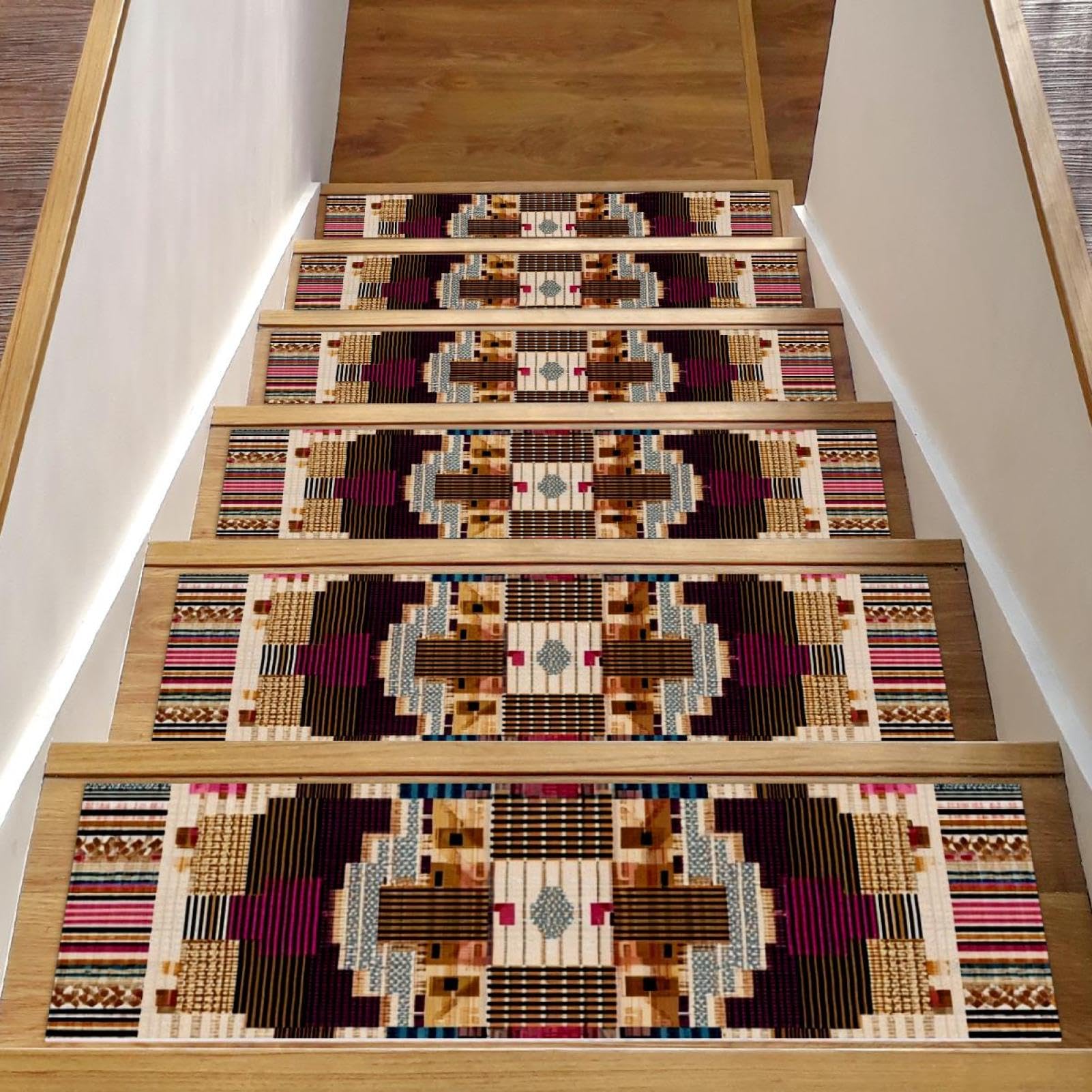 Tapis d'escalier pour chien et enfants protection marches bois antidérapant
