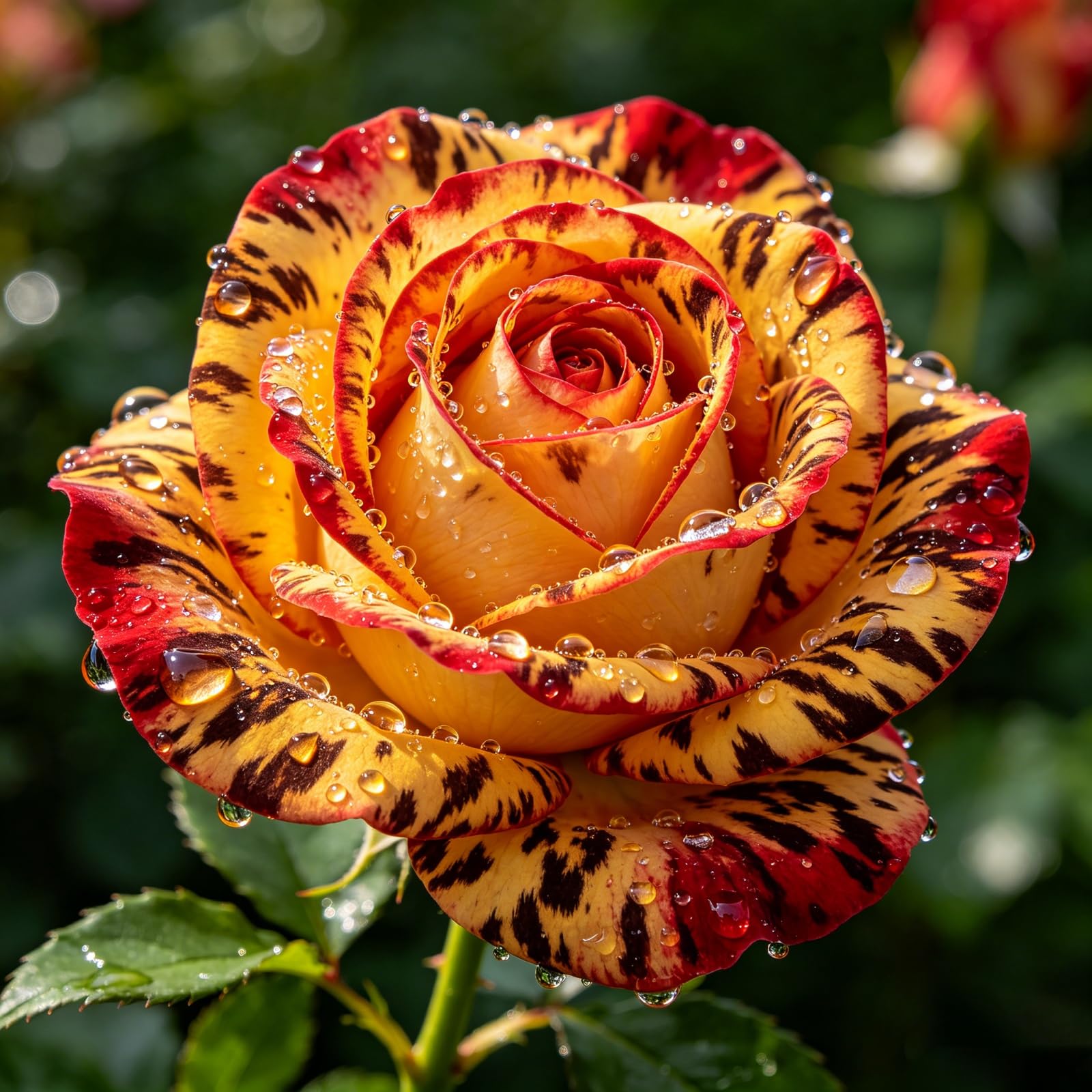 Rosa/Splendide decorazioni da giardino/Resistenti Perenne/Adatto per uso interno ed esterno/Adatta ai principianti-3Rizomi-D