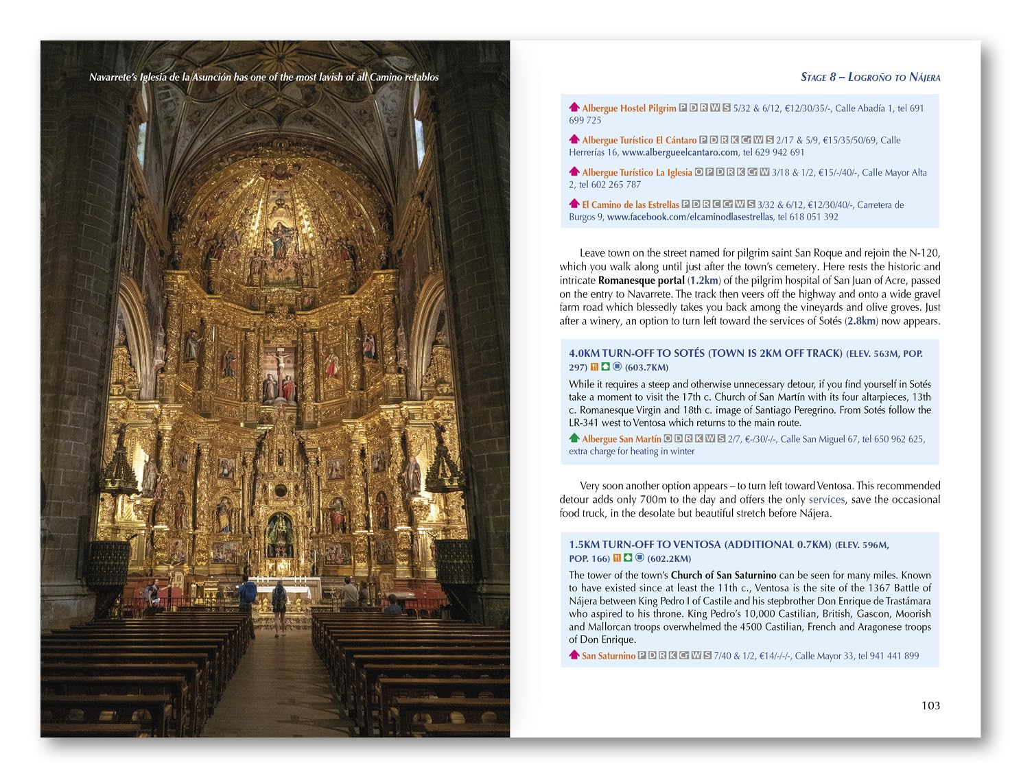 Camino de santiago : camino frances: Guide and map book - includes Finisterre finish (Cicerone Guides)