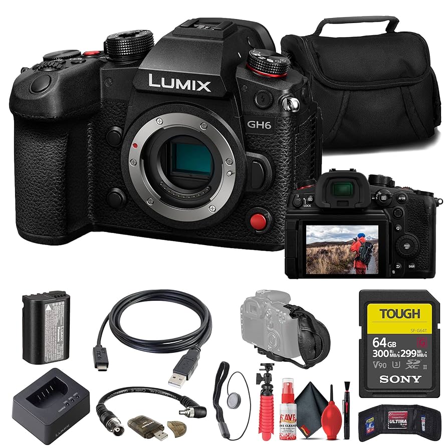 Amazon.com : Panasonic Lumix GH6 Mirrorless Camera (DC