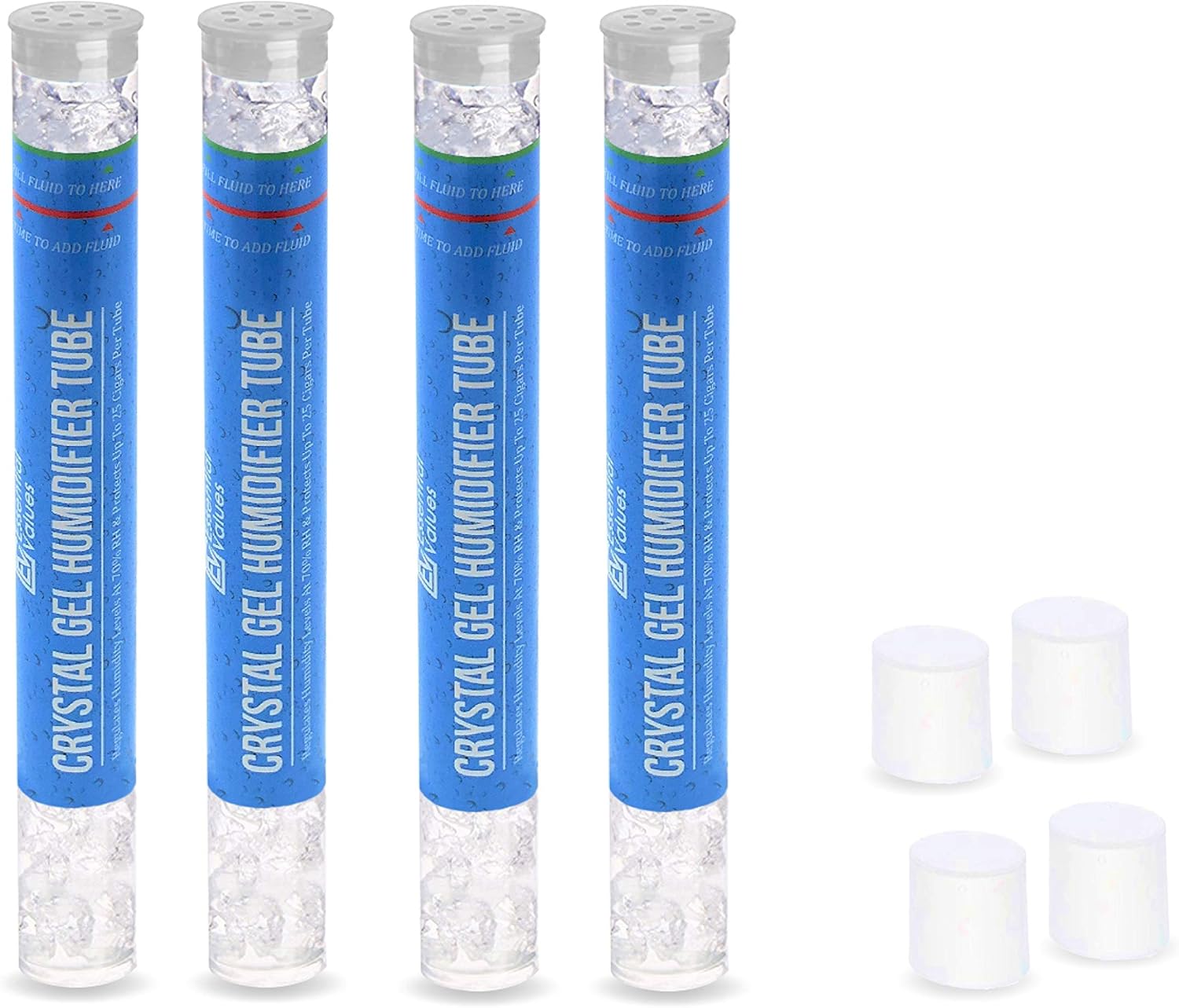 4 Pack Humidor Humidifier Tubes Keeps Humidity at 70