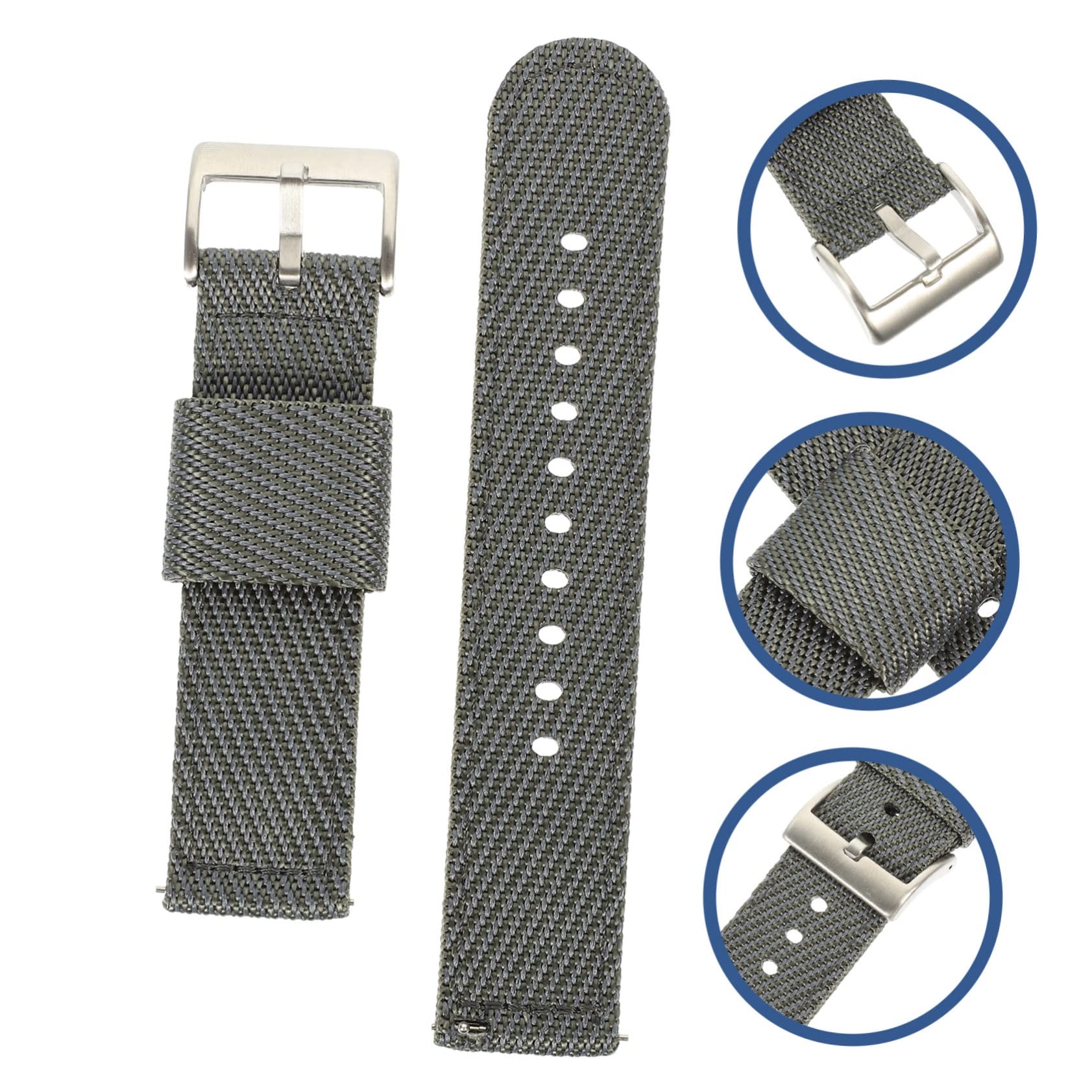 Mikikit 3St Nylonband Professionelles Uhrenarmband Armband für den täglichen Gebrauch nylon uhrenarmband uhrband Damenuhren Uhrengehäuse für Herren austauschbares Uhrenarmband Uhrenzubehör