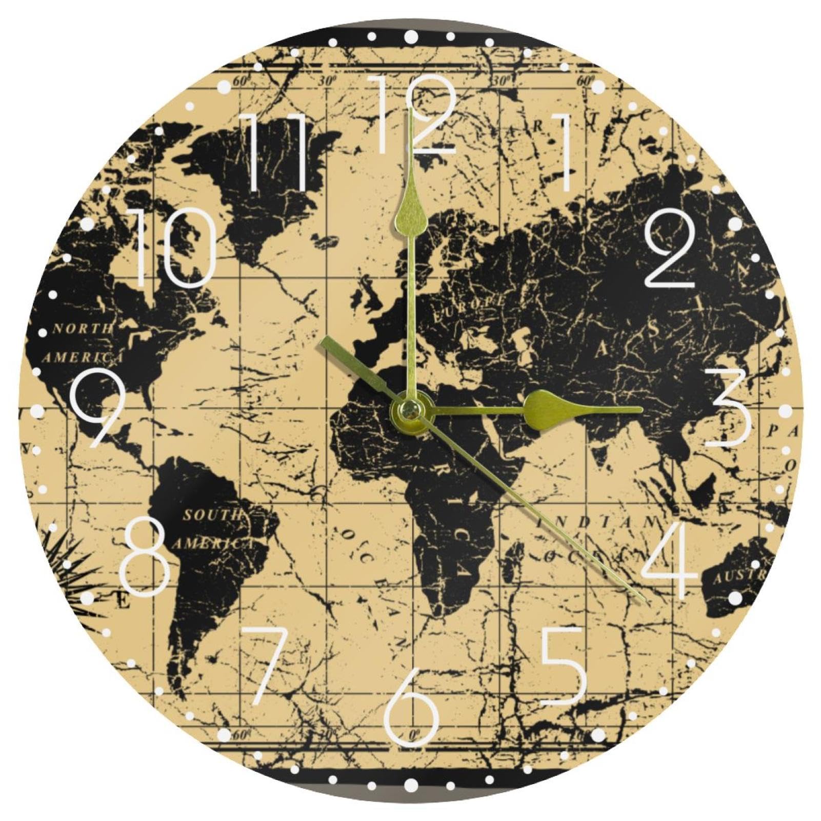 Horloge murale silencieuse pour un sommeil paisible sans tic-tac dans la chambre