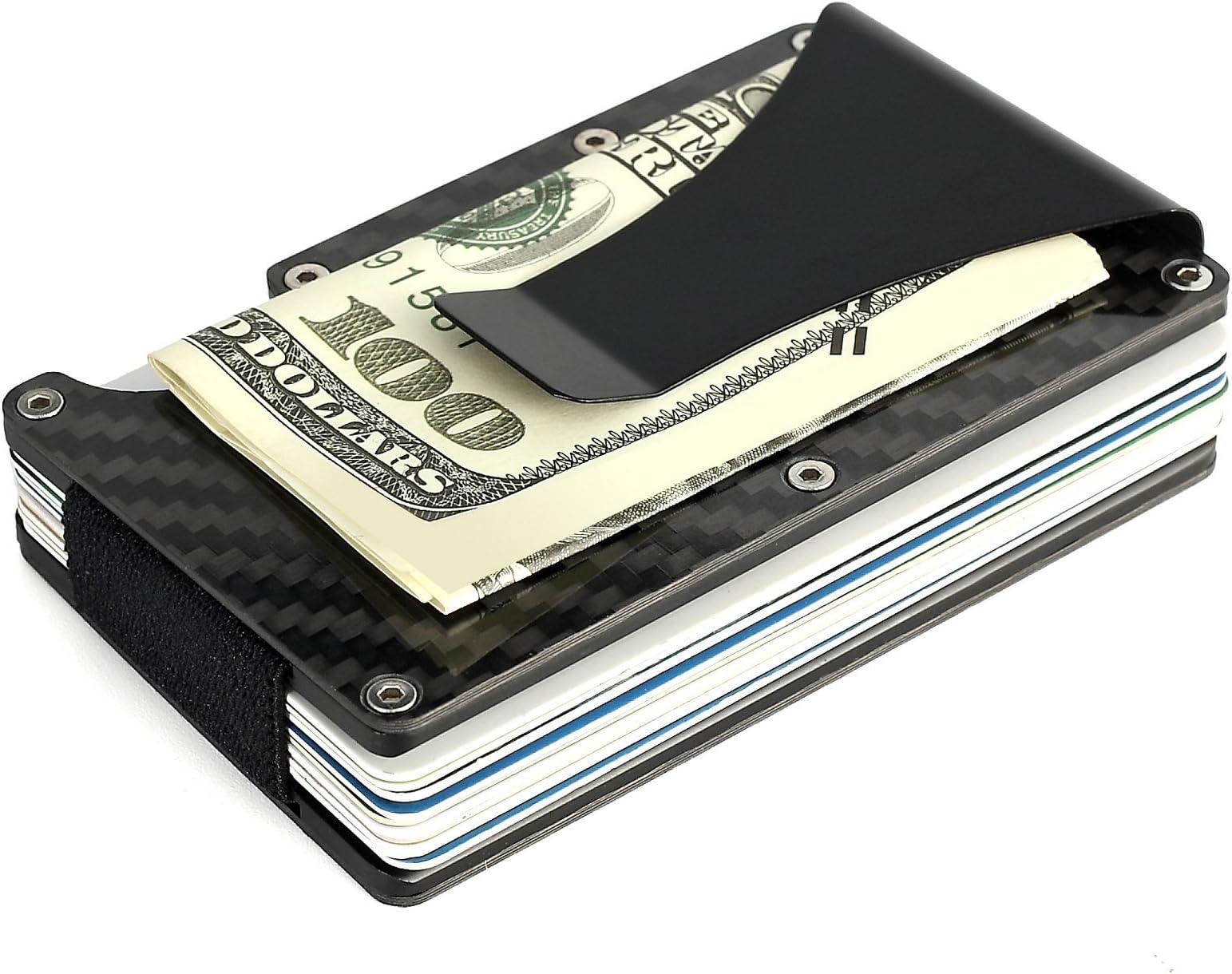 HONB Money Clip Credit Card Holder Gift for Bridesmaid Groomsman Father's Day Mother's Day Birthday