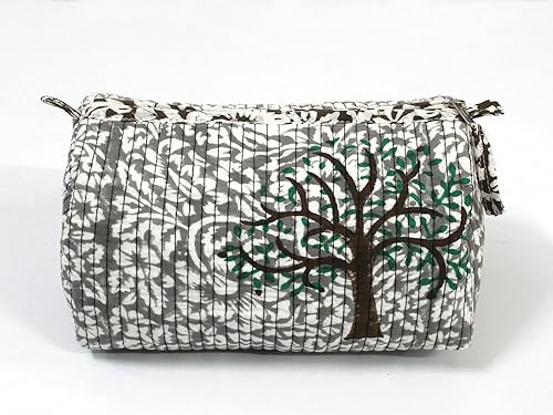 Miniatura 3 de INDIAN CRAFT CASTLE ICC - Neceser de maquillaje resistente al agua, contenedor de tamaño completo, organizador de maquillaje portátil, organizador