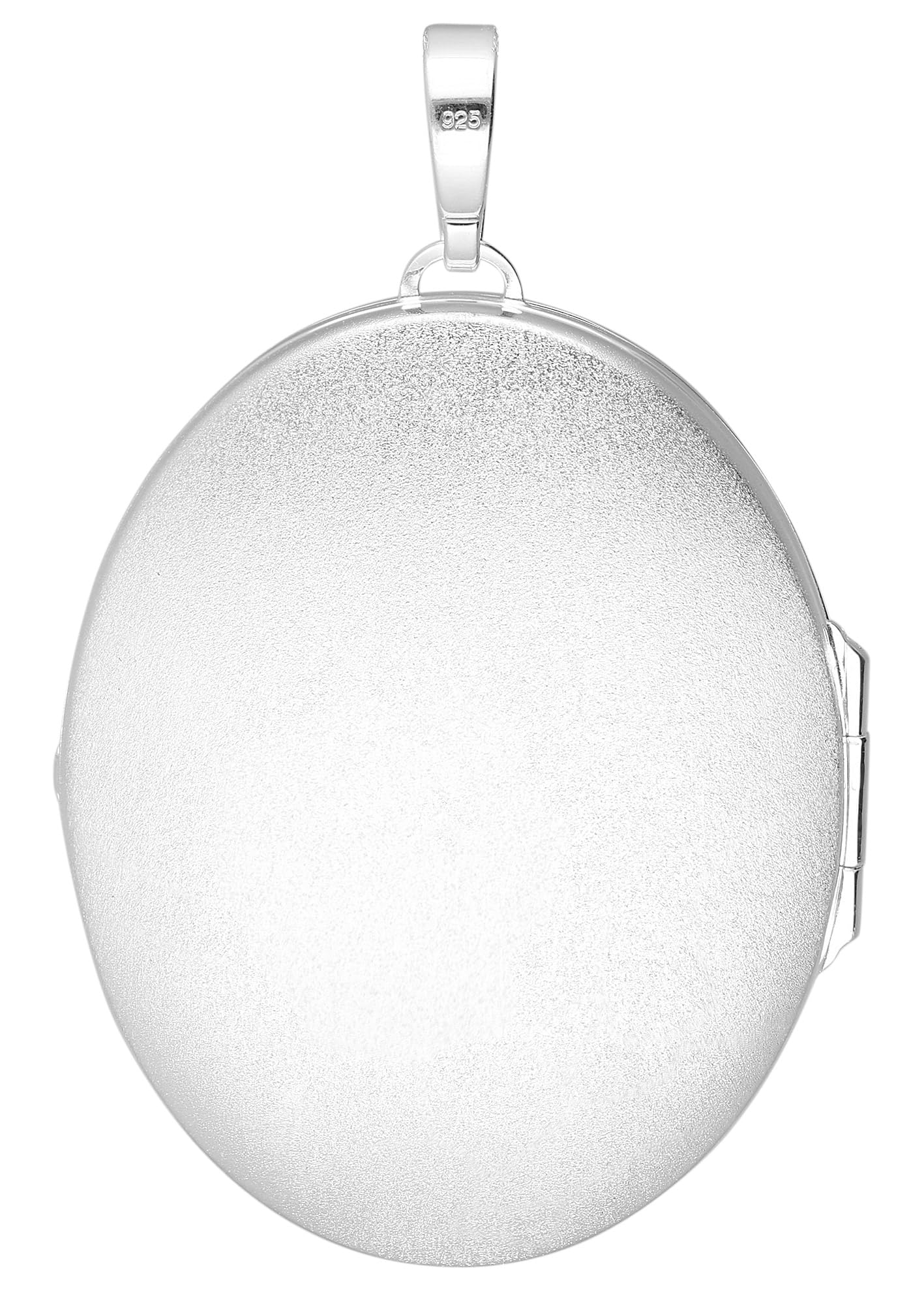 trendor Damen-Halskette mit großem Medaillon 925 Silber 15550