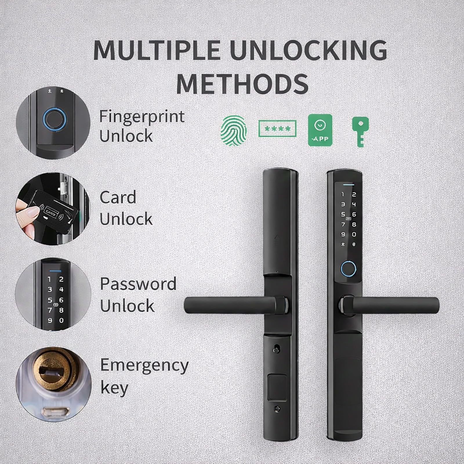Amazon.com: Zonixtec Smart Sliding Door Lock - Fingerprint