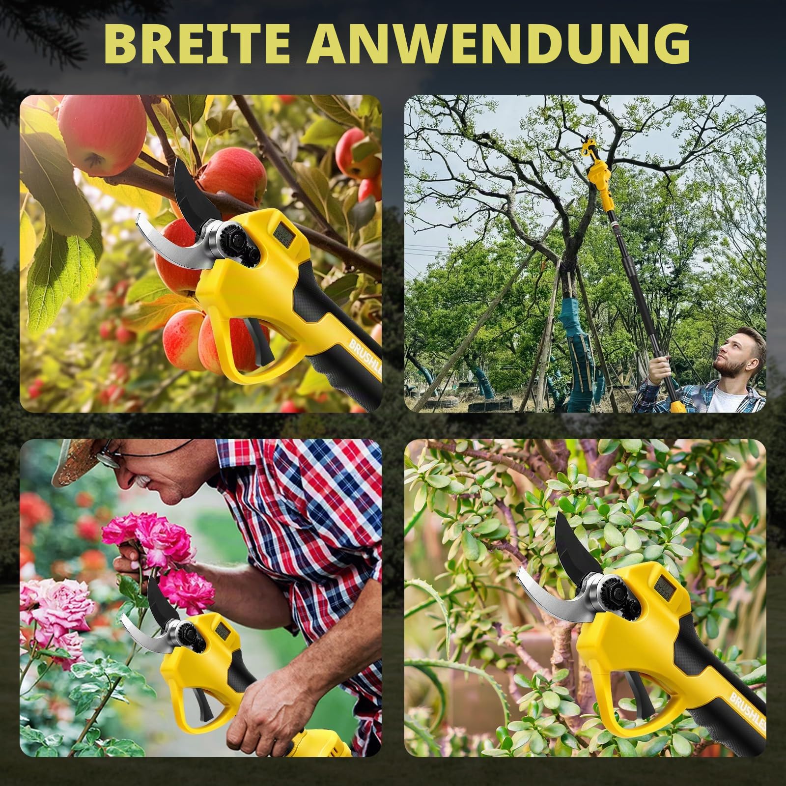 panthem 2 in 1 Akku Astschere Teleskop Kompatibel mit Dewalt 20V, ohne Akku