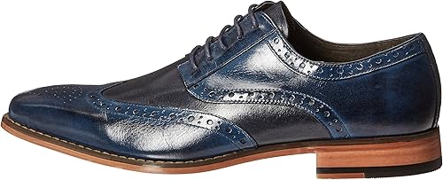 Miniatura 8 de Stacy Adams Tinsley Wingtip Zapatos Oxford con cordón, Azul
