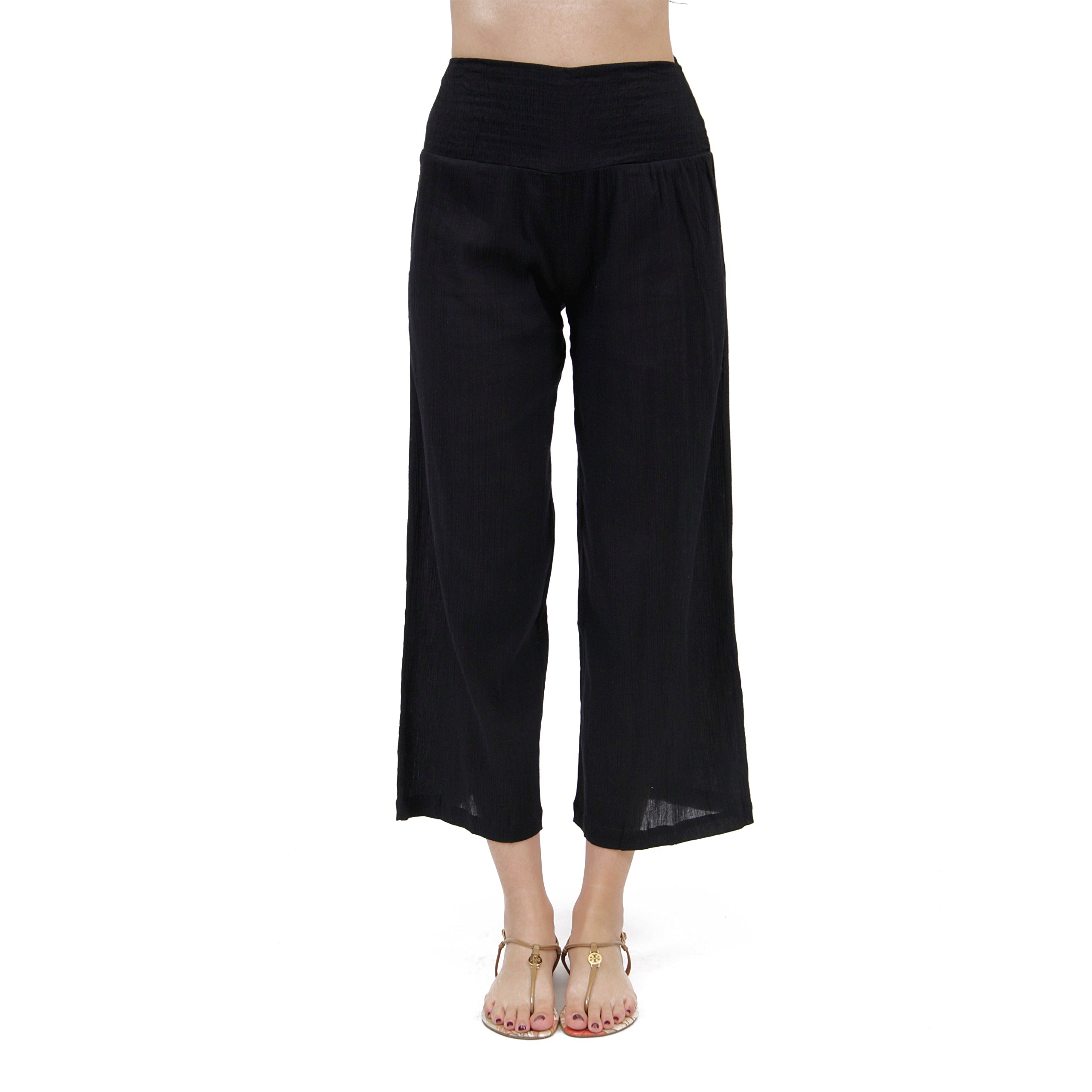 LA CERA Womens Palazzo Pants