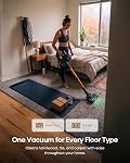 KIPMAX Cordless Vacuum Cleaner, 45KPa 450W Stick Vacuum for Pet Hair & Hardwood/Carpet, Lightweight Vacuum Cleaners, 55Min Runtime Self-Standing Anti-Tangle, Aspirateur Balai Sans (X10)