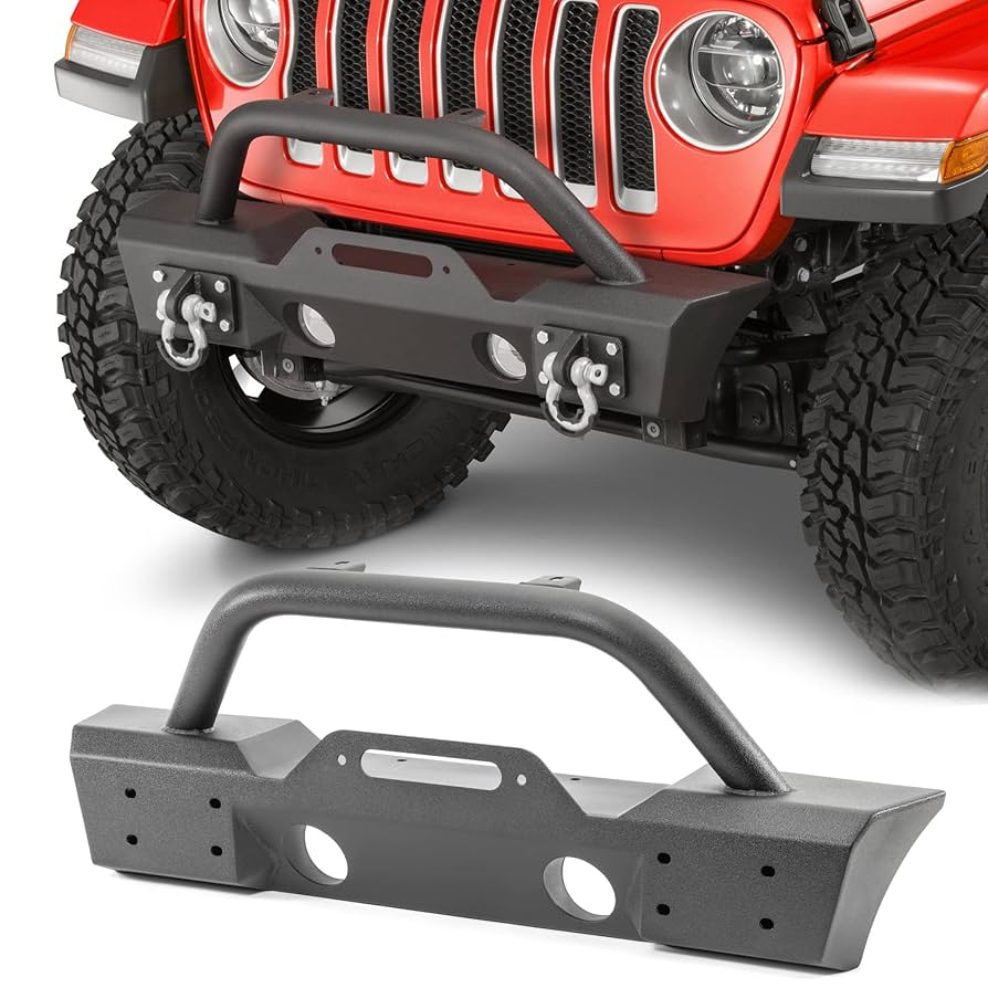 スチールフロントバンパー jeep wrangler jk ショート