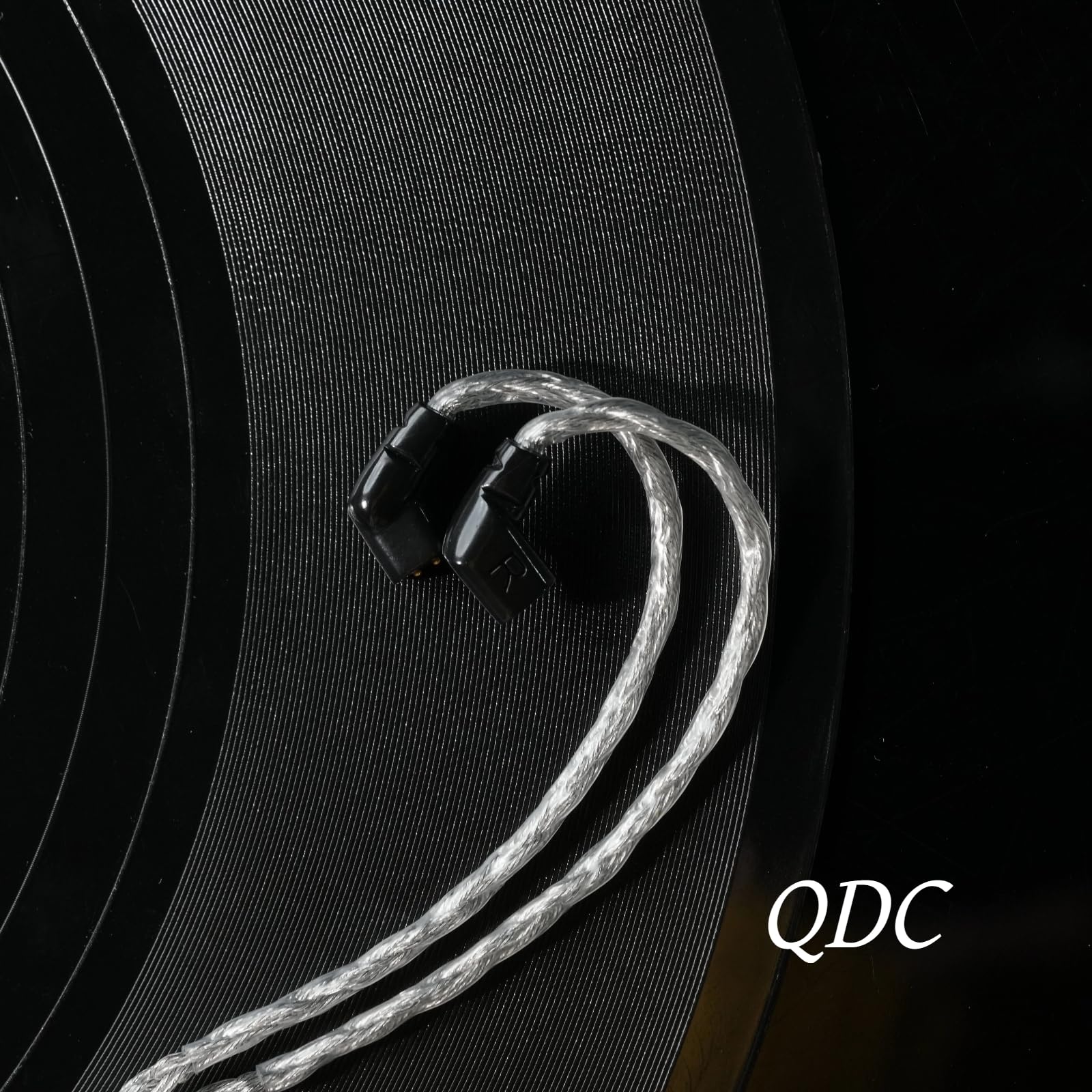 Cable de actualización de auriculares intrauditivos de 24 núcleos MMCX/QDC/0.78 de 2 pines a 4.4 mm/3.5 mm (gris, 3.5mm-M M C X)