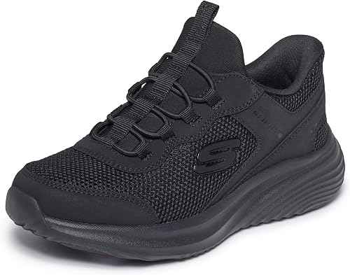 Skechers Bounder Pro Baskets pour garçon Synthétique Noir/Textile Noir/Garniture