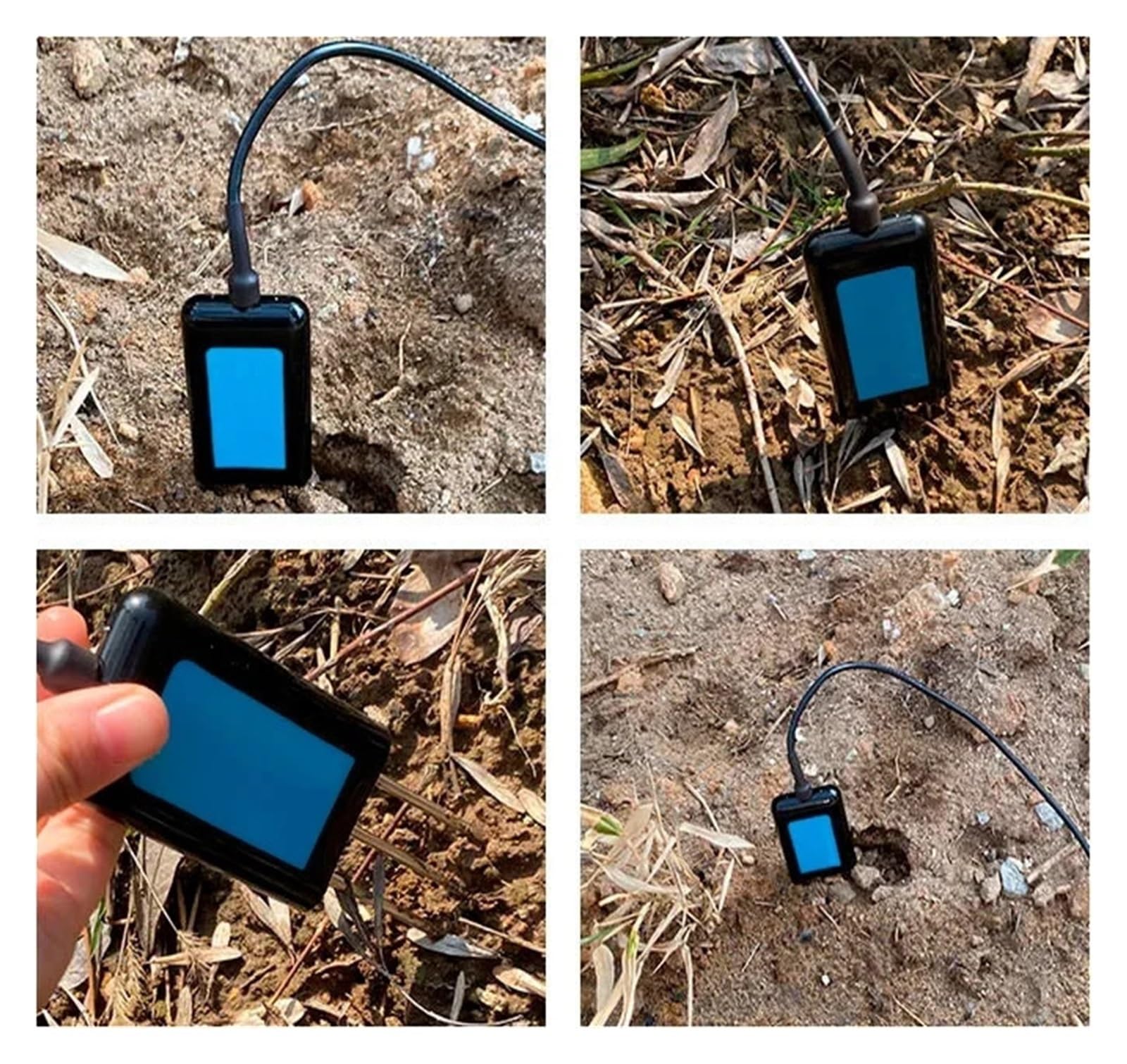 Medidor De Humedad Sensor 7 En 1 De Humedad Del Suelo, Temperatura, Humedad, EC, PH, NPK, Medidor Rápido De Prueba De Suelo