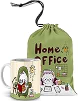 Caneca Para Amantes De Livros, Café E Gatos! Saquinho Para Caneca