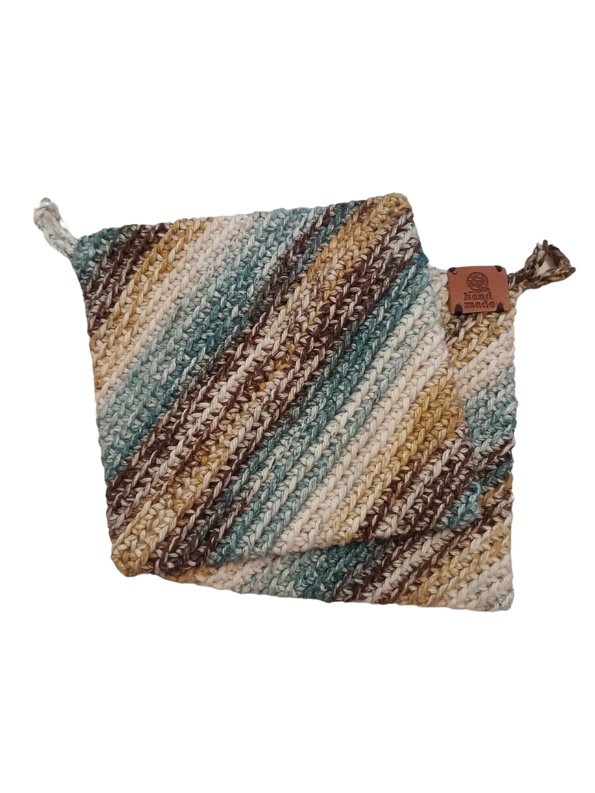 Handmade Crochet Pot Holders- Variegated Color Collection - 6