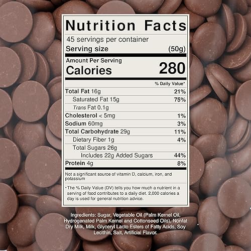 Miniatura 2 de Merckens Chocolate derretido con leche, 5 libras de caramelo de leche de alta calidad para hacer barra de chocolate Dubai, paletas de pastel, bombas