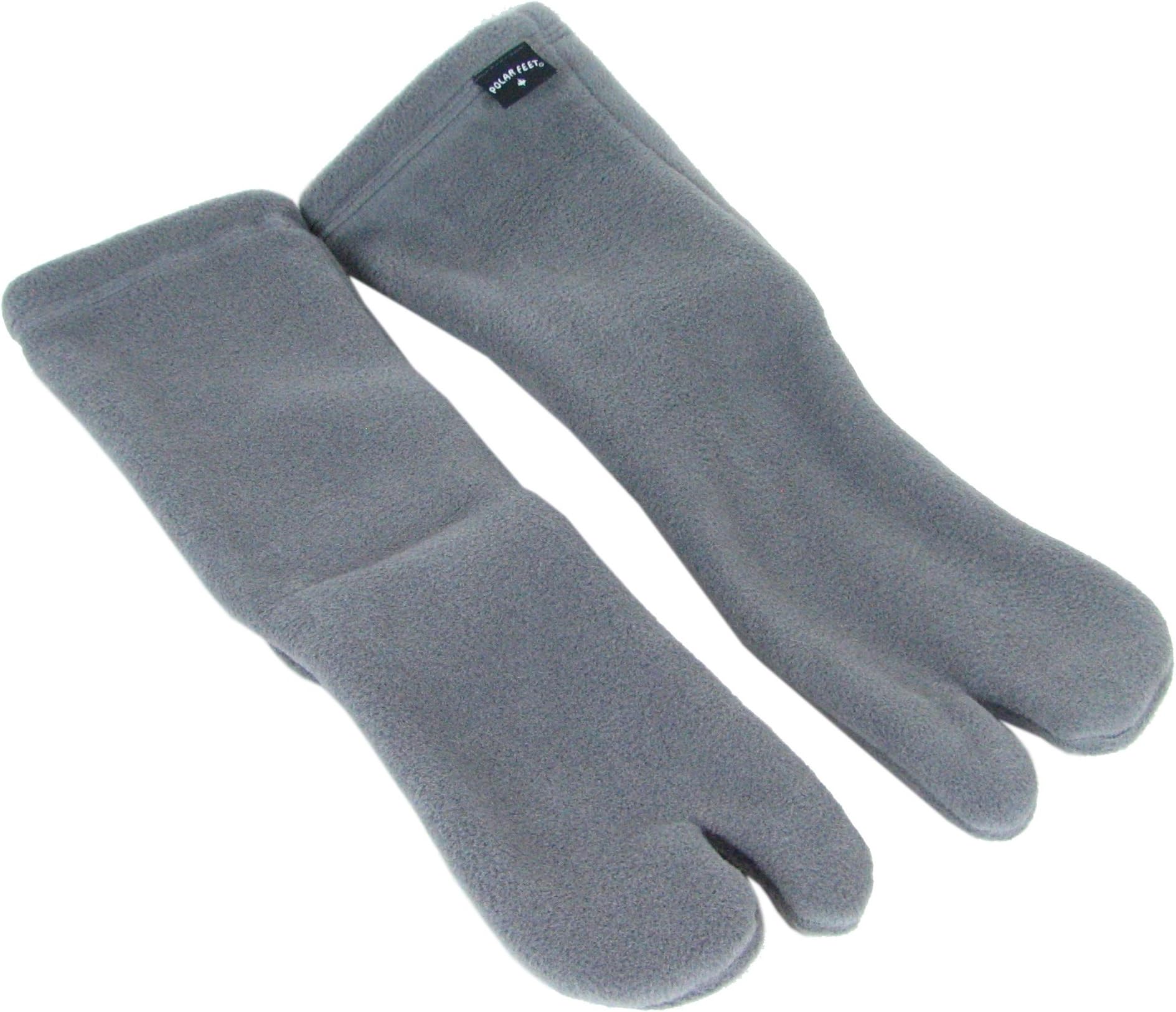 Polar Feet Fleece Tabi Flipflop Socks for Men and Women