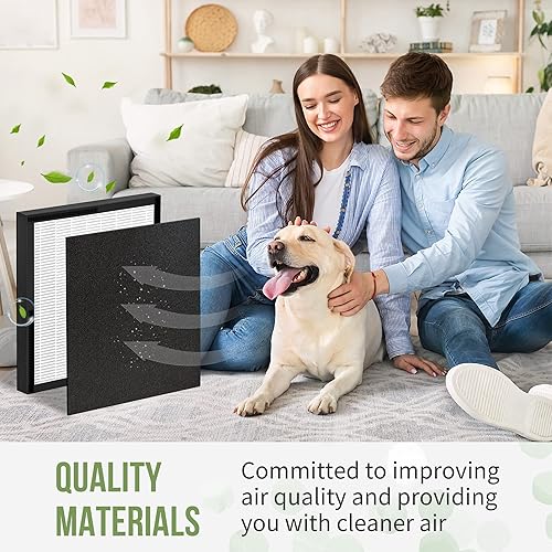 Miniatura 7 de WK01234QPC Kit de repuesto de filtro compatible con filtro de aire WK01234QPC para purificador de aire Oreck, compatible con purificadores de aire