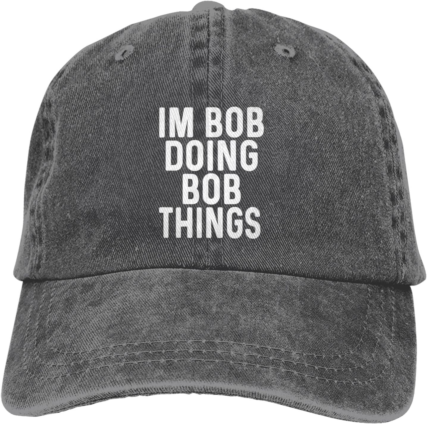 VUWKNQ Im Bob Doing Bob Things Hat Men Dad Hats Graphic Cap - Image 7