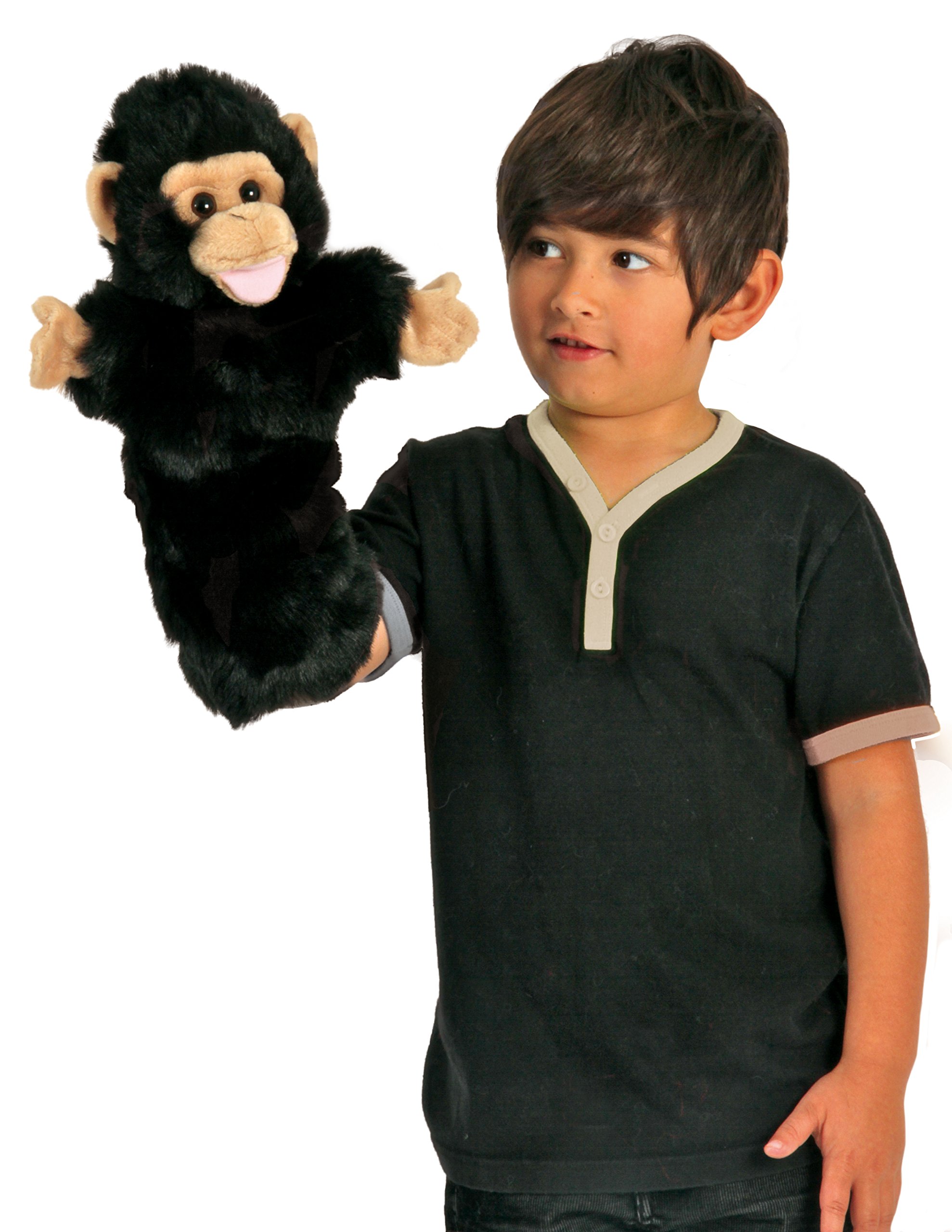 The Puppet Company - Long Sleeves - Chimp Hand Puppet, Assorted Colours, 40cm - Image 2