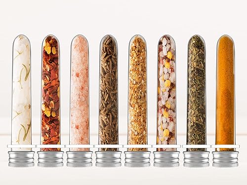 Miniatura 4 de 12 tubos de ensayo de plástico de 1.5 fl oz para experimentos científicos, decoración de fiestas, dulces, sal de baño, exhibición de dados