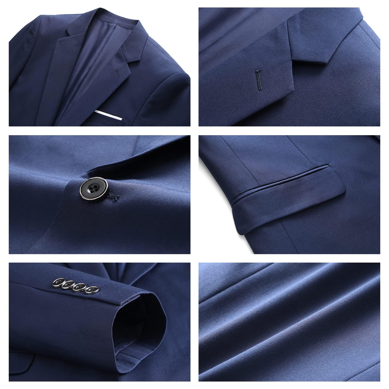 Herren 3-Stücke Anzug Business EIN Knopf Smoking Anzug für Männer Smoking Klassische Blazer Weste Hosen Set